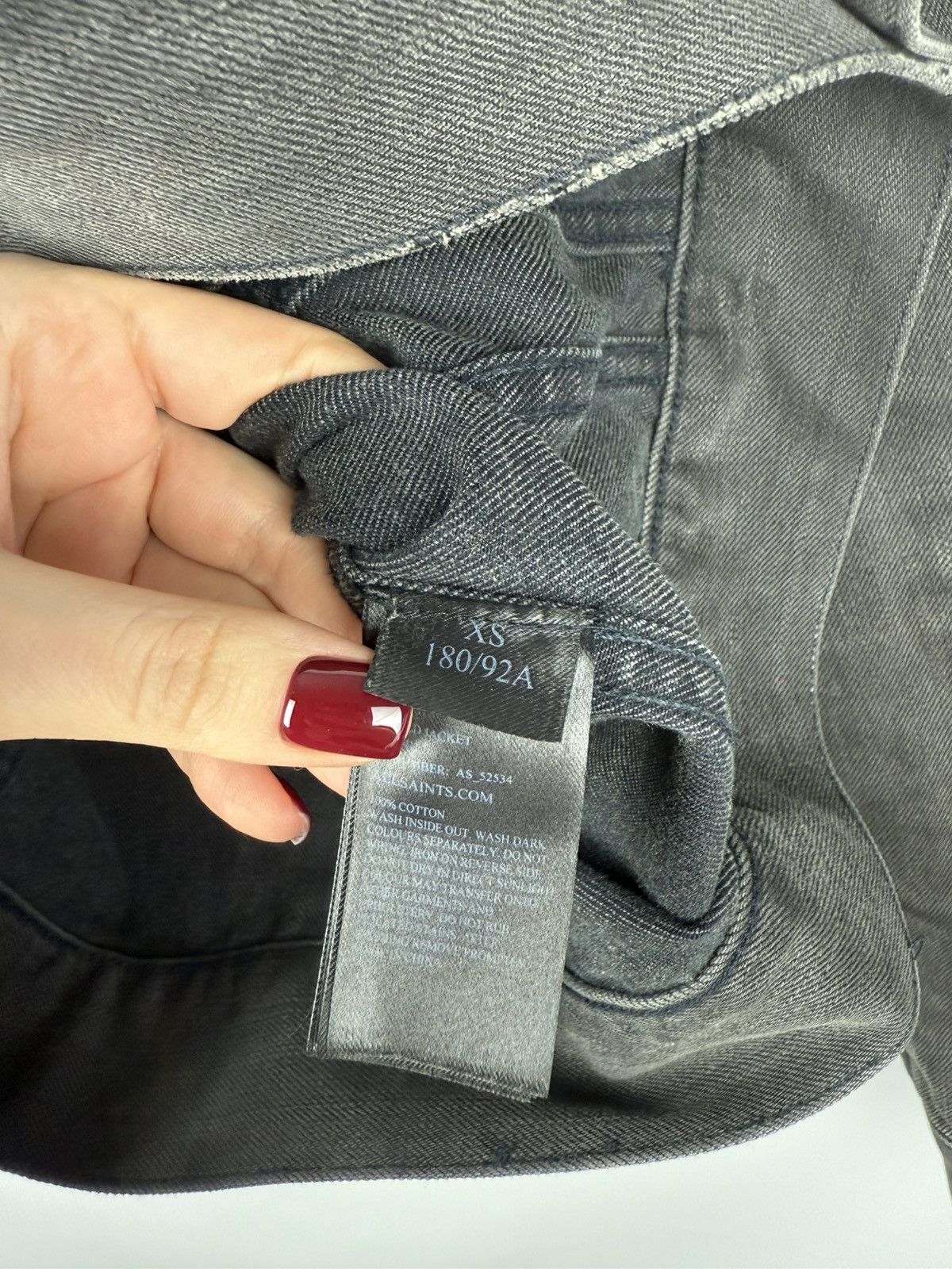 Allsaints Allsaints Eucild Men’s Denim Trucker Jacket Size Xs Size US XS / EU 42 / 0 - 12 Thumbnail