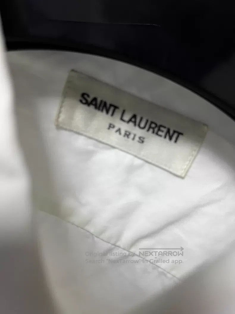 Saint Laurent Paris Saint Laurent Paris White Accordion Pleat Shirt i Size M / US 6-8 / IT 42-44 - 5 Thumbnail