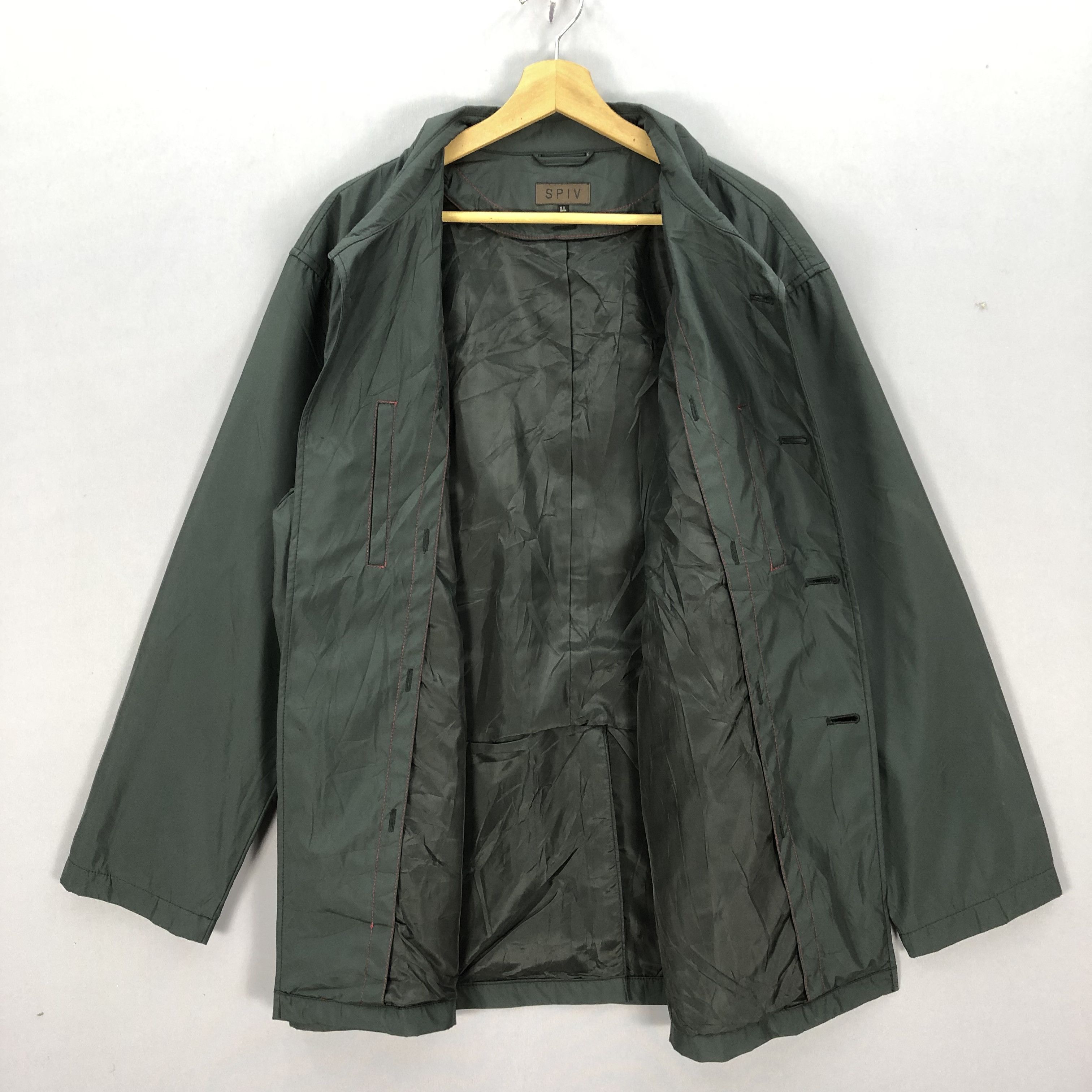 Japanese Brand Vintage Y2K SPIV Japanese Trench Logn Jackets Size L / US 10 / IT 46 - 5 Thumbnail