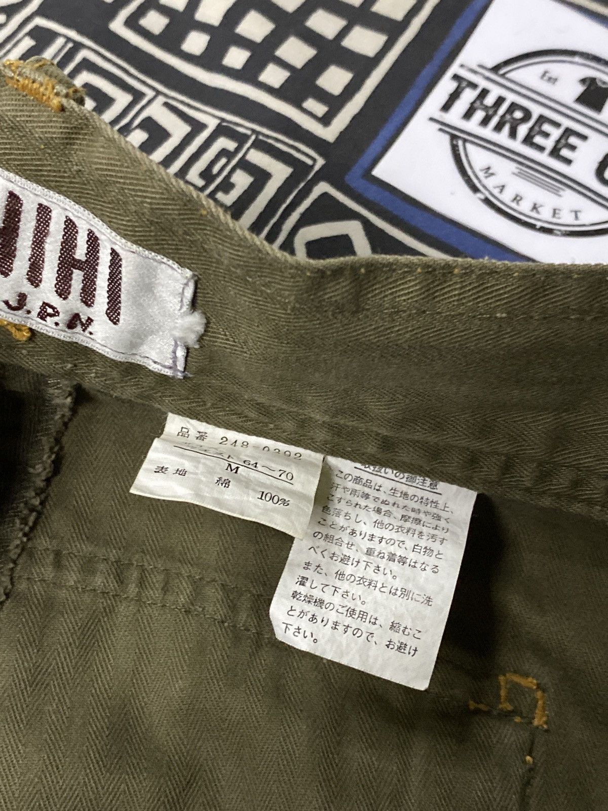 If Six Was Nine × Japanese Brand × Le Grande Bleu (L.G.B.) Y2K 3D Pocket Army Monkey Short Pants Size US 31 - 6 Thumbnail