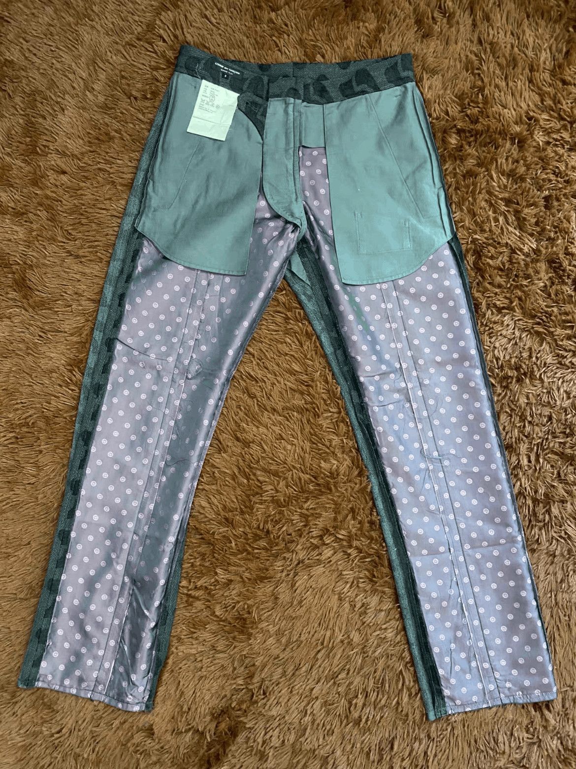Comme des Garcons Homme Plus Sz S Comme Des Garcons Homme Plus 03AW Pattern Trouser-2508 Size US 30 / EU 46 - 2 Thumbnail
