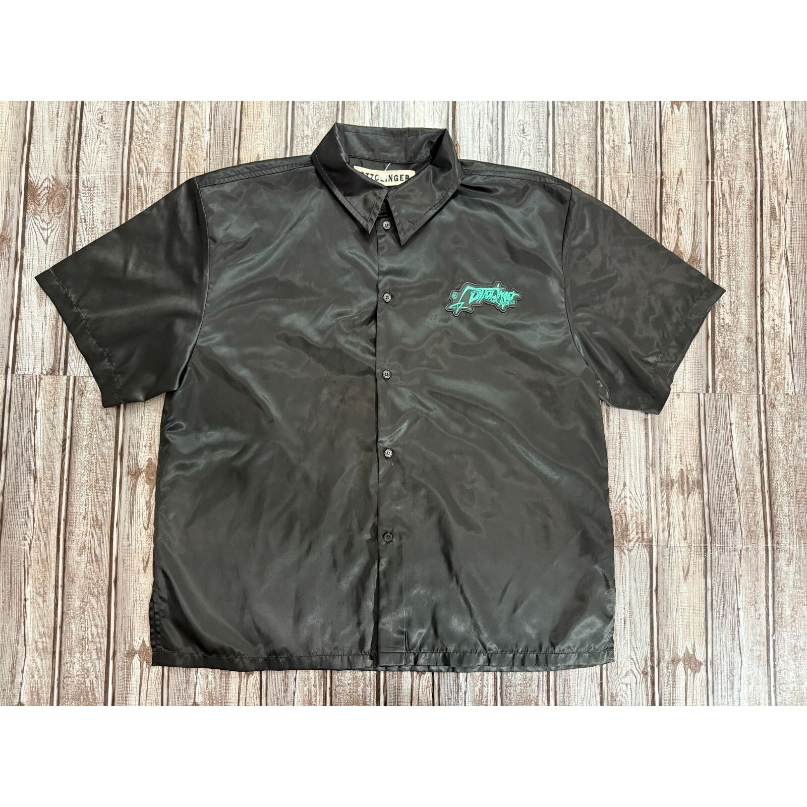 Ottolinger Ottolinger logo patch plastic short sleeve button up shirt s Size US M / EU 48-50 / 2 - 1 Thumbnail