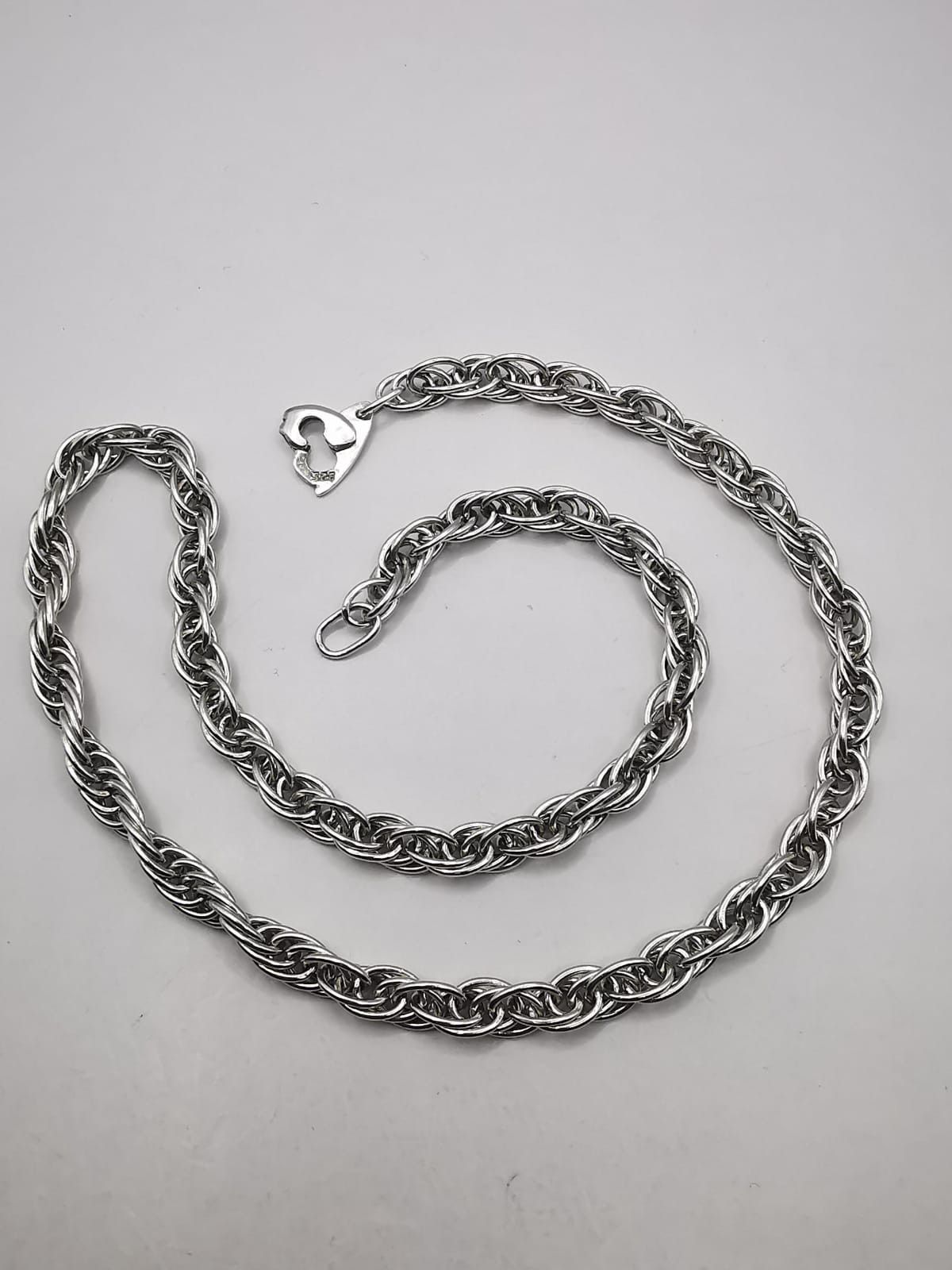 Sterling Silver × Vintage Vintage Jewelry Chain, 925 Sterling Silver, Signed 28.38g Size ONE SIZE - 2 Thumbnail