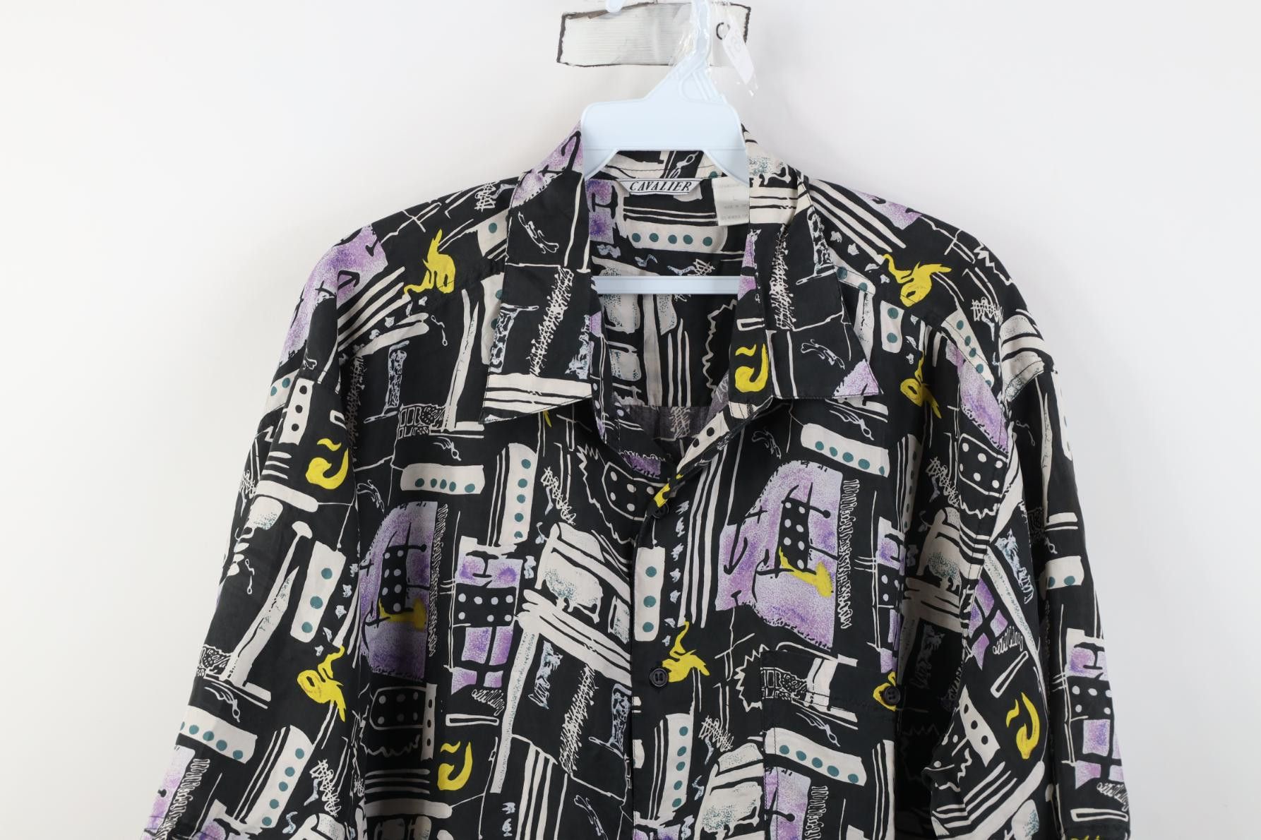 Vintage Vintage 90s Streetwear Short Sleeve Collared Button Shirt Size US L / EU 52-54 / 3 - 2 Thumbnail