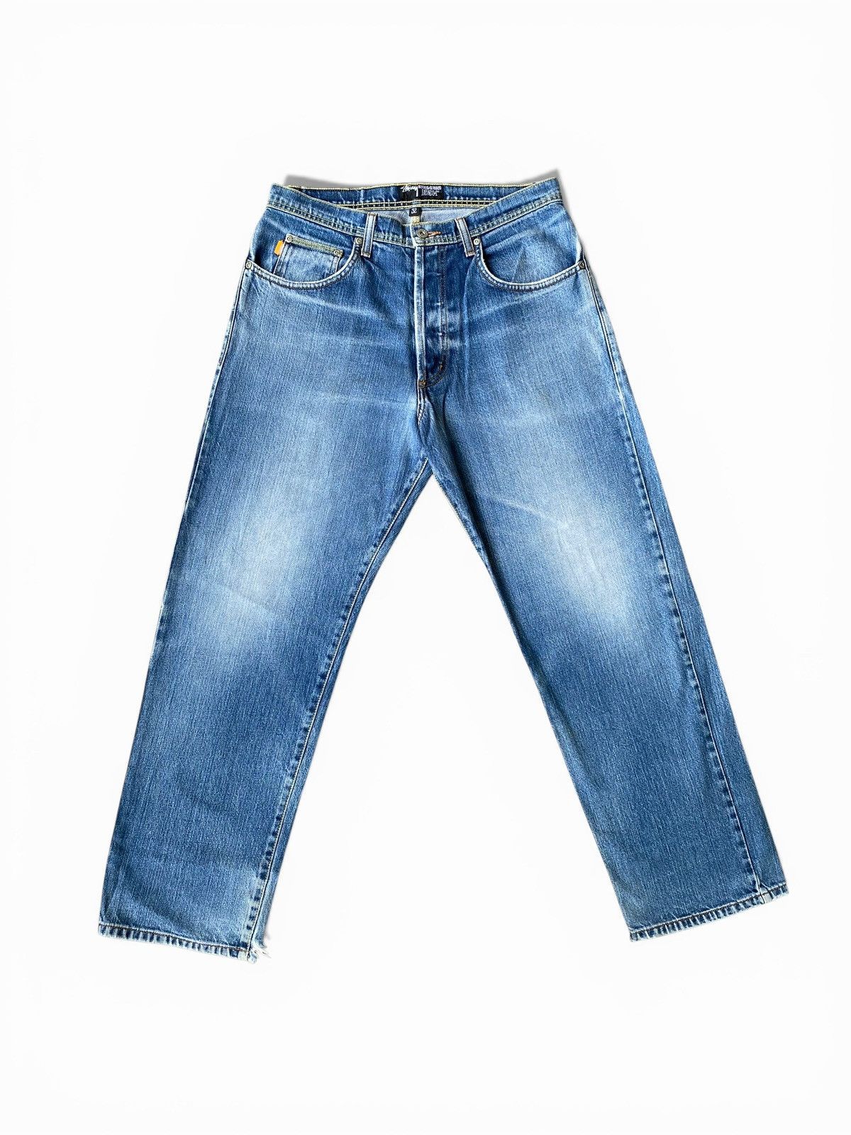 Stussy Vintage stussy Distressed Rough and rugged workgear Jeans Size US 32 / EU 48 - 6 Thumbnail