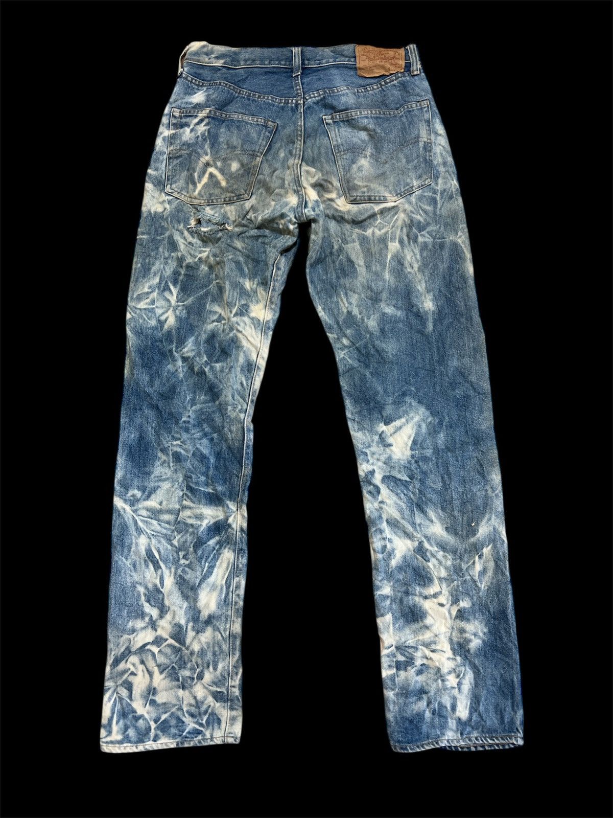 Levi's Vintage Clothing Vintage Levis 70s 80s bleach wash Stamp button 6 Size US 30 / EU 46 - 2 Thumbnail