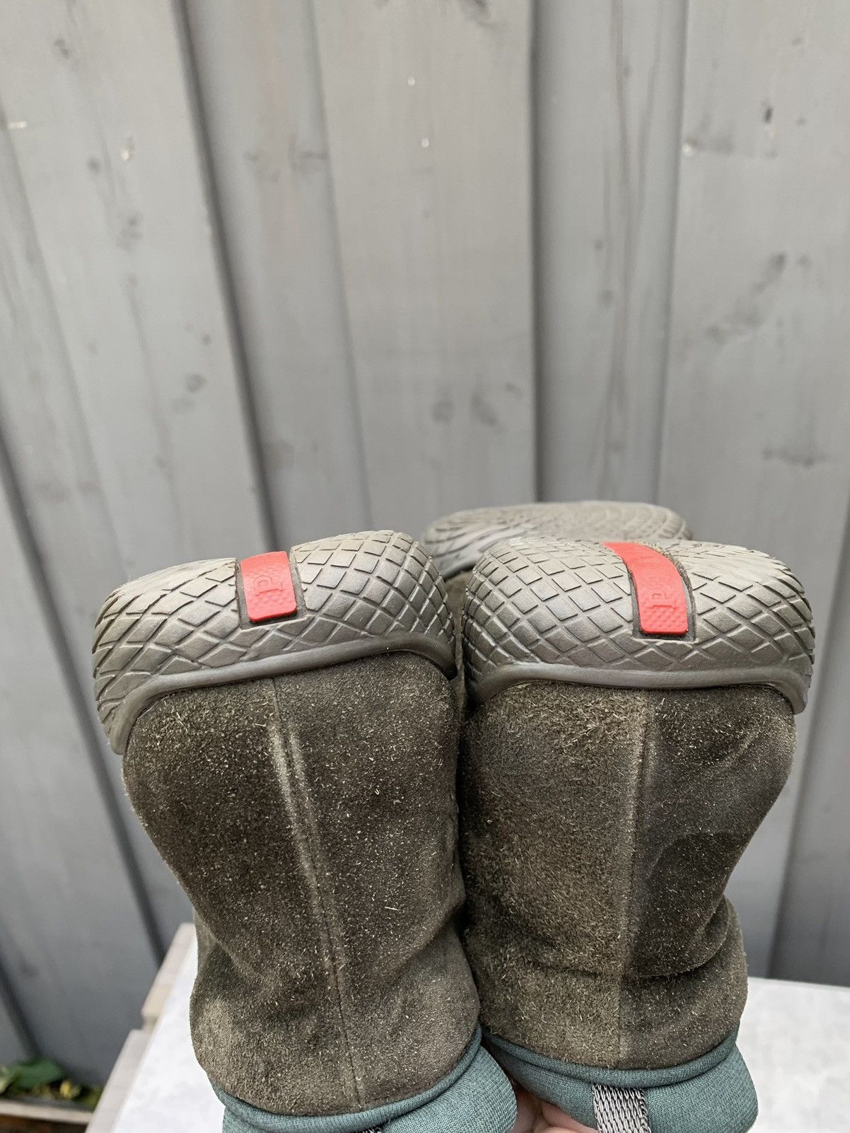 Prada × Vintage Vintage Prada Sport Boots F/W 1999 0773 Suede Hiking 2000s Size US 7.5 / IT 37.5 - 14 Thumbnail