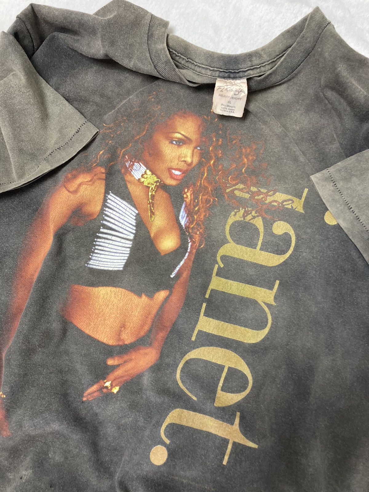 Band Tees × Rap Tees × Vintage Vintage Janet Jackson T shirt 93 94 Size US XL / EU 56 / 4 - 3 Thumbnail