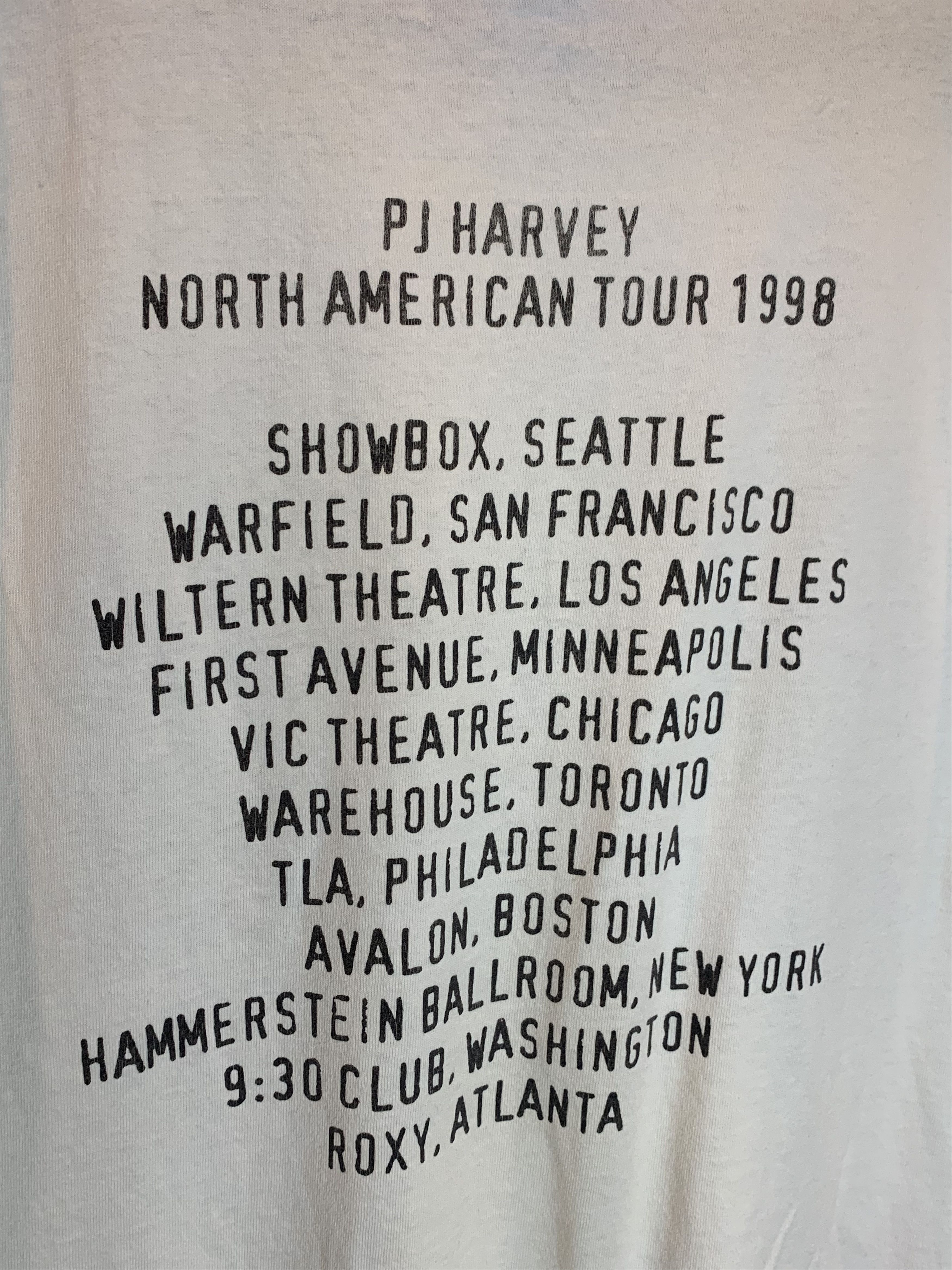 Band Tees *RARE* Vintage 90’s PJ Harvey Tour Single Stitch T-Shirt Size US XL / EU 56 / 4 - 13 Thumbnail