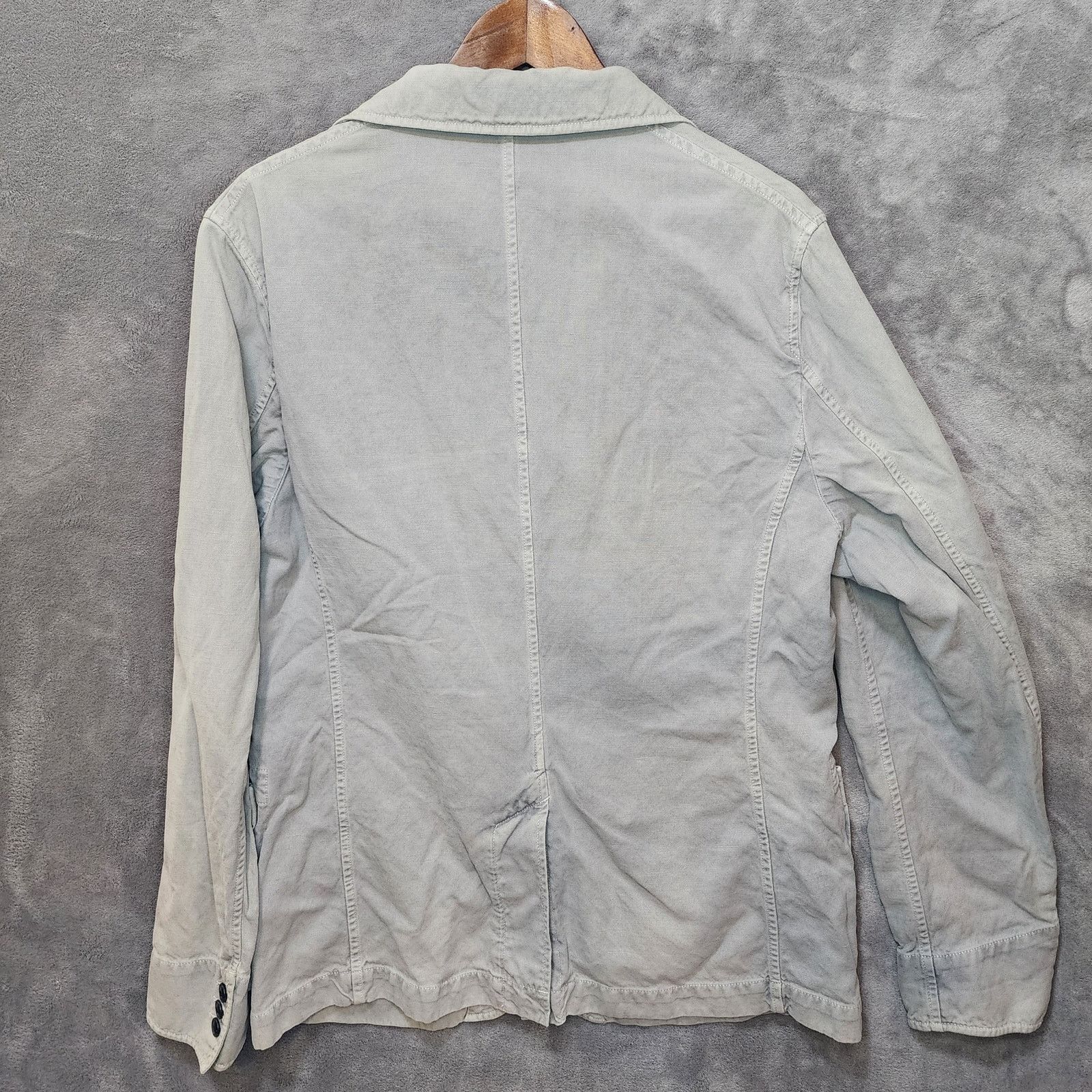 Onassis Onassis Men's Large Gray Slim 4 Front Pocket Field Jacket Size US L / EU 52-54 / 3 - 2 Thumbnail