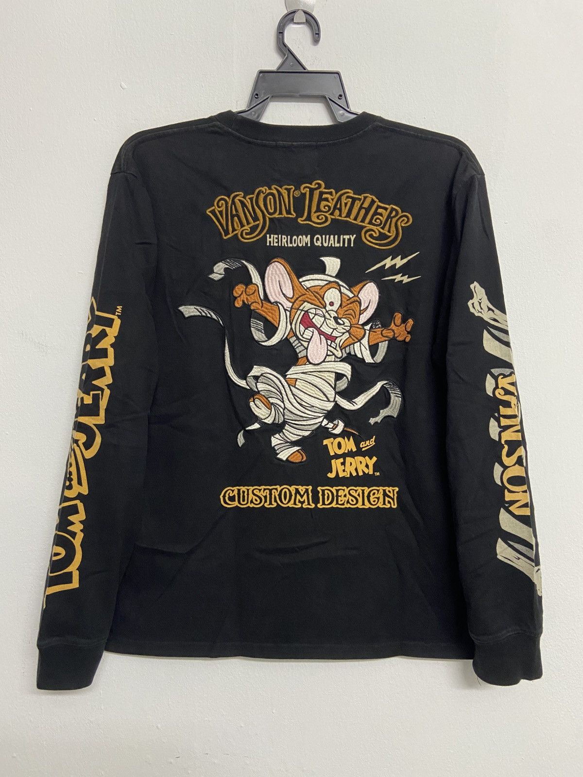 Vanson Leathers Vanson Leather X Felix The Cat Embroidered Logo T-Shirt Size US M / EU 48-50 / 2 - 1 Thumbnail
