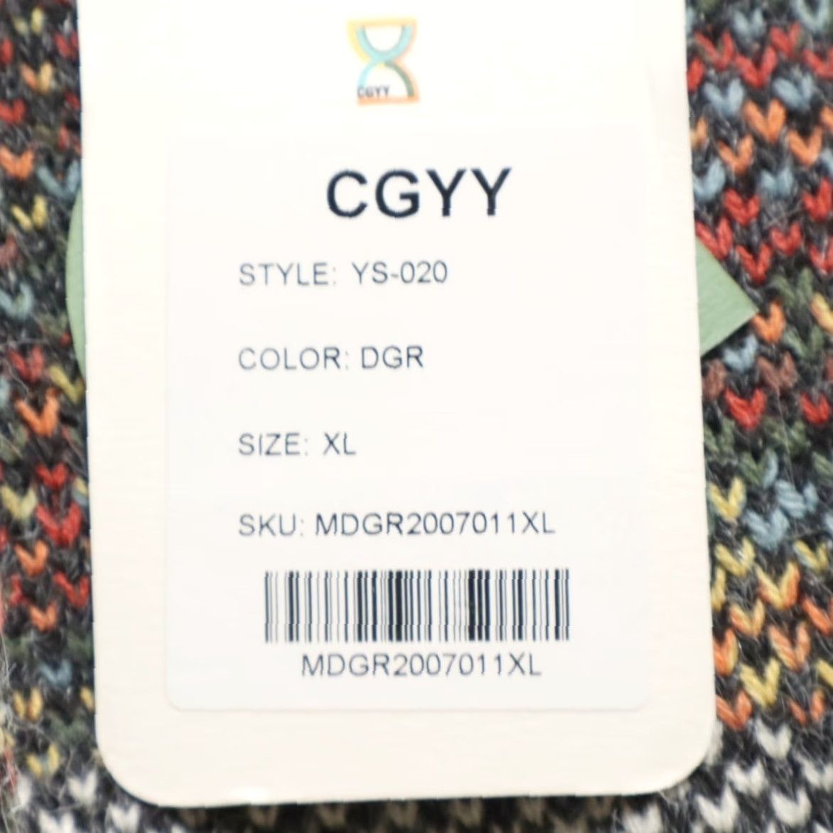 Vintage CGYY Aztec Hooded Open Front Cardigan Shirt Women XL Charcoal Long Sleeve Sweater Vintage No? Size XL / US 12-14 / IT 48-50 - 6 Thumbnail