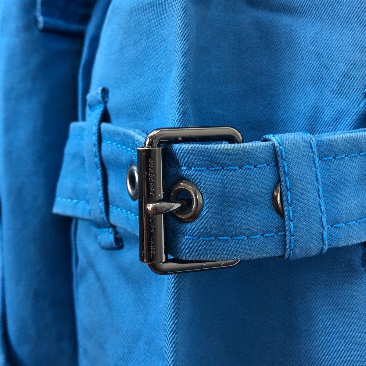 Burberry × Vintage Vintage Luxury BURBERRY LONDON BLUE Double Breasted Coat Size S / US 4 / IT 40 - 5 Thumbnail