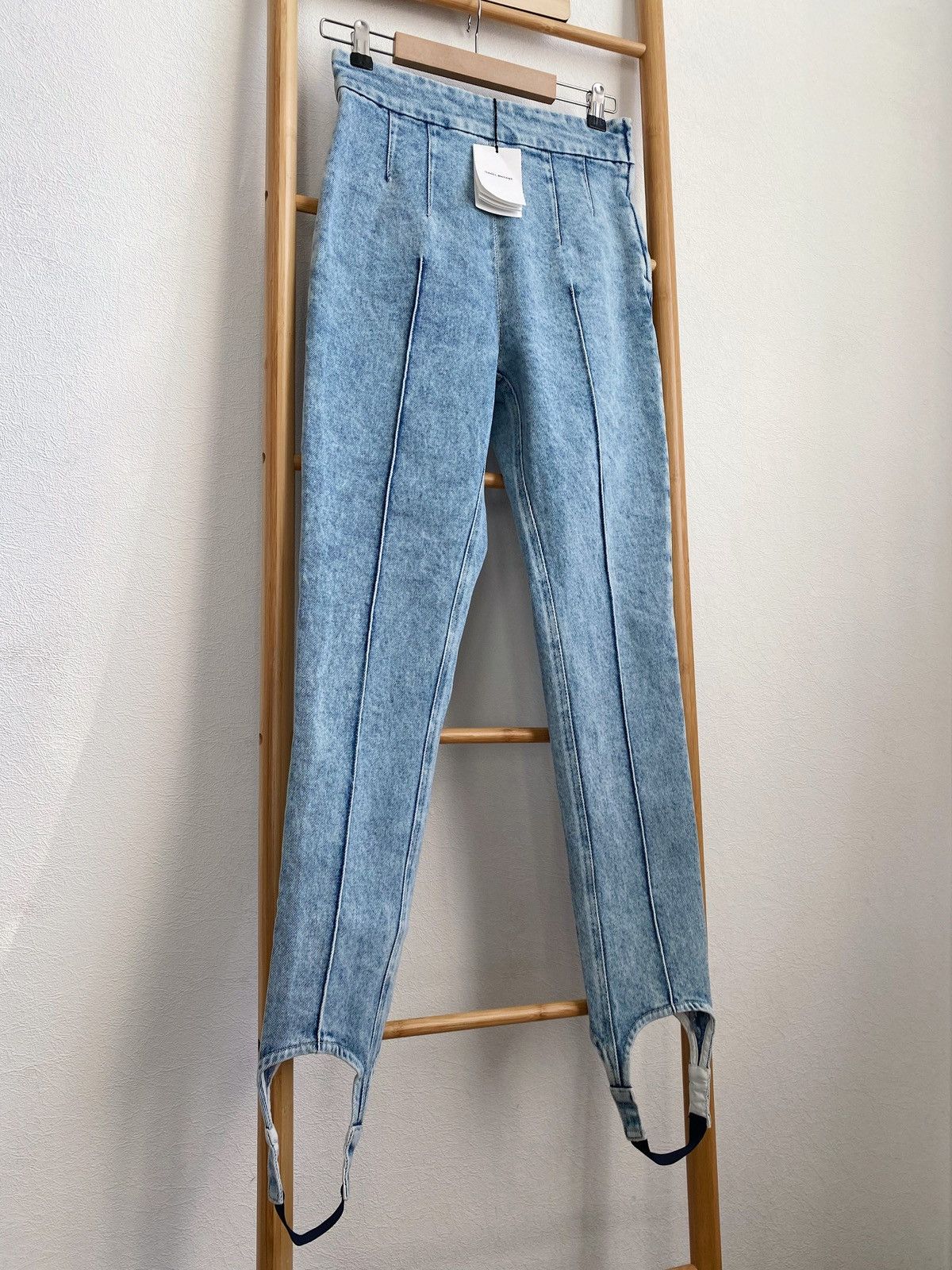 Isabel Marant Isabel Marant - Nanouli High-Rise Skinny Stirrup Jeans Size 26" / US 2 / IT 38 - 2 Thumbnail