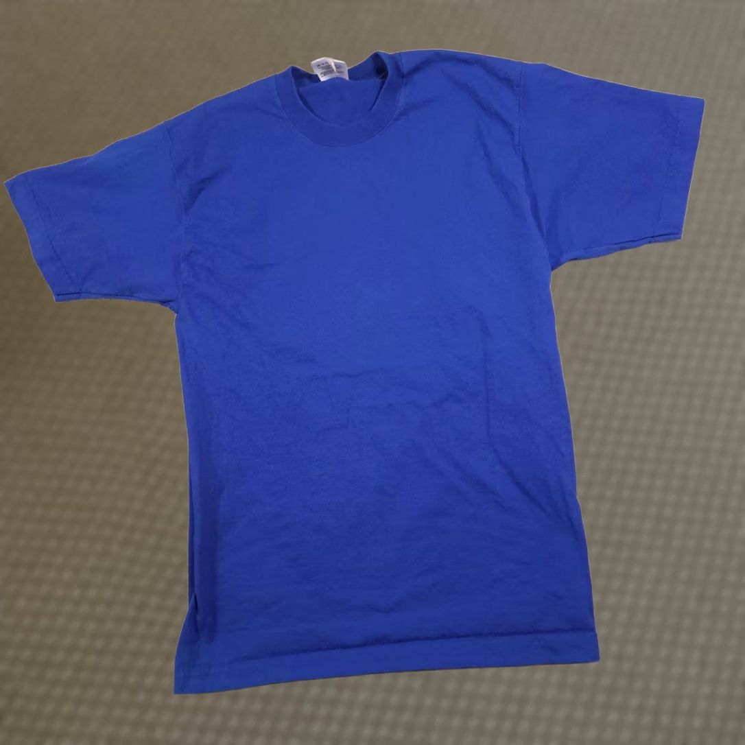 Wilson Wilson Shirt Mens M Blue Crewneck 100% Cotton Made In USA Casual Tee Size US M / EU 48-50 / 2 - 1 Thumbnail