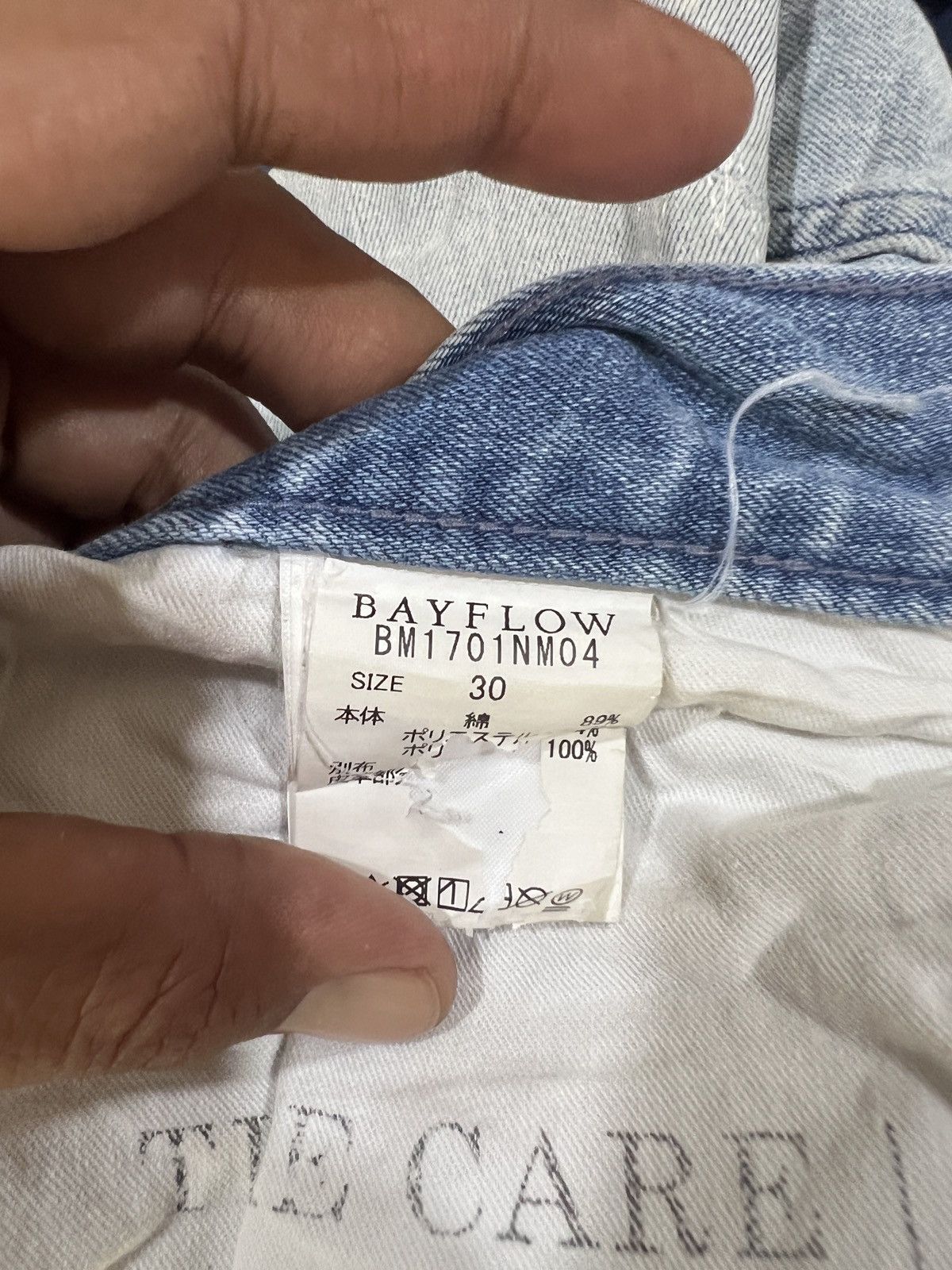 Japanese Brand 🔥Bayflow Denim Slim Skinny Distressed Denim Size US 33 - 17 Thumbnail