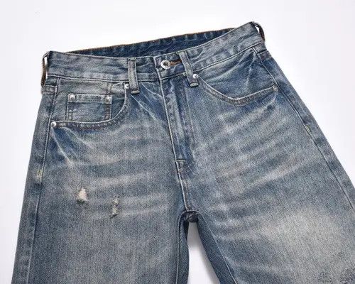 VIBE Vintage washed loose dirty dyed patchwork ripped jeans Size US 32 / EU 48 - 3 Thumbnail