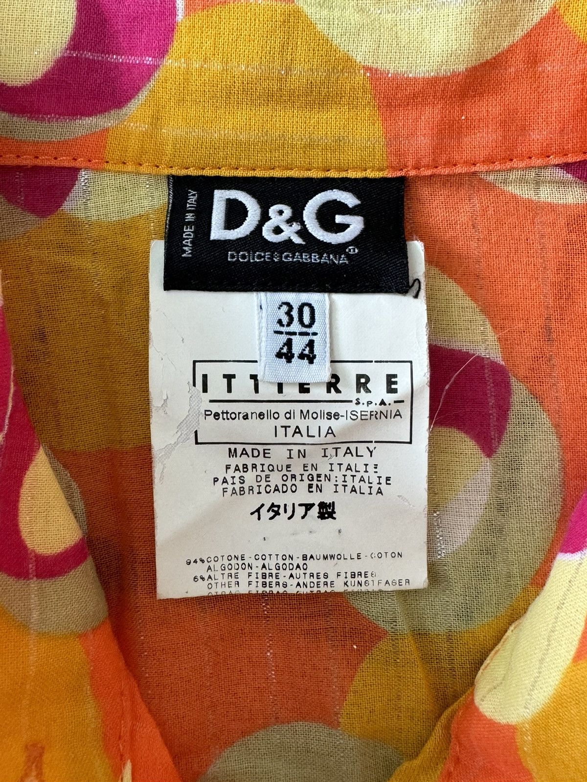 Dolce & Gabbana × Vintage Vintage DG blouse Size M / US 6-8 / IT 42-44 - 10 Thumbnail