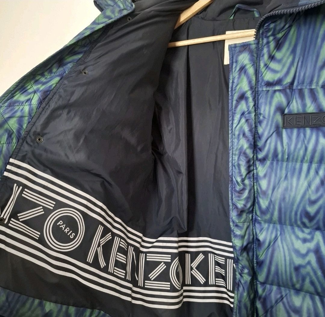 Kenzo KENZO Down Moire Tiger Quilted Nylon Puffer Jacket Size US L / EU 52-54 / 3 - 5 Thumbnail