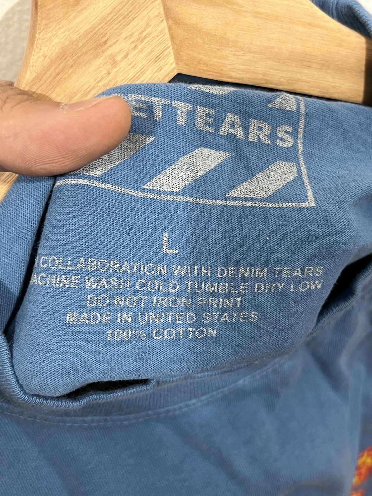 DENIM TEARS Denim Tears x Offset Blue Size US L / EU 52-54 / 3 - 3 Thumbnail