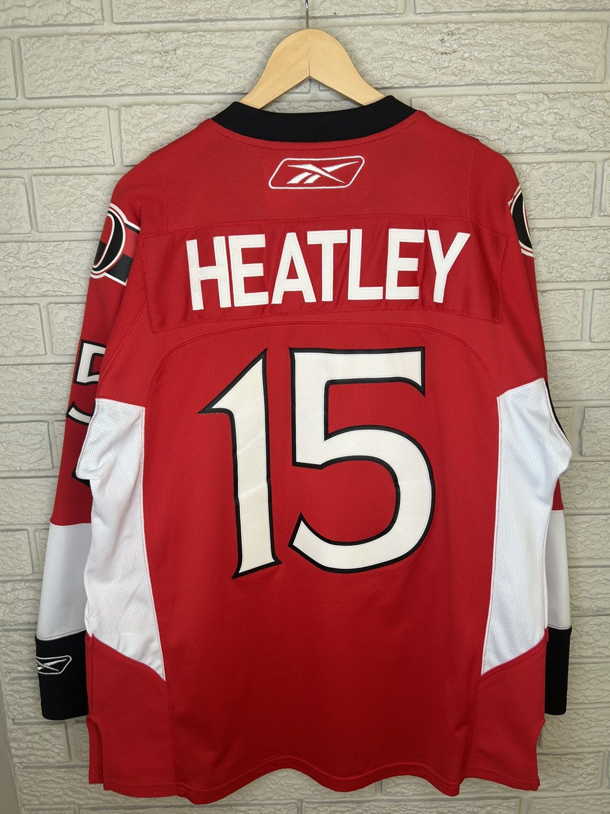 Reebok Vintage Reebok Ottawa Senators Dany Heatley Jersey Size US L / EU 52-54 / 3 - 10 Thumbnail