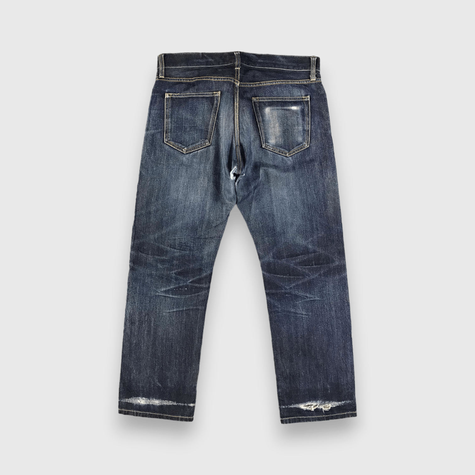 Uniqlo Blue Wash Uniqlo Jeans-J2939 Size US 35 - 2 Thumbnail