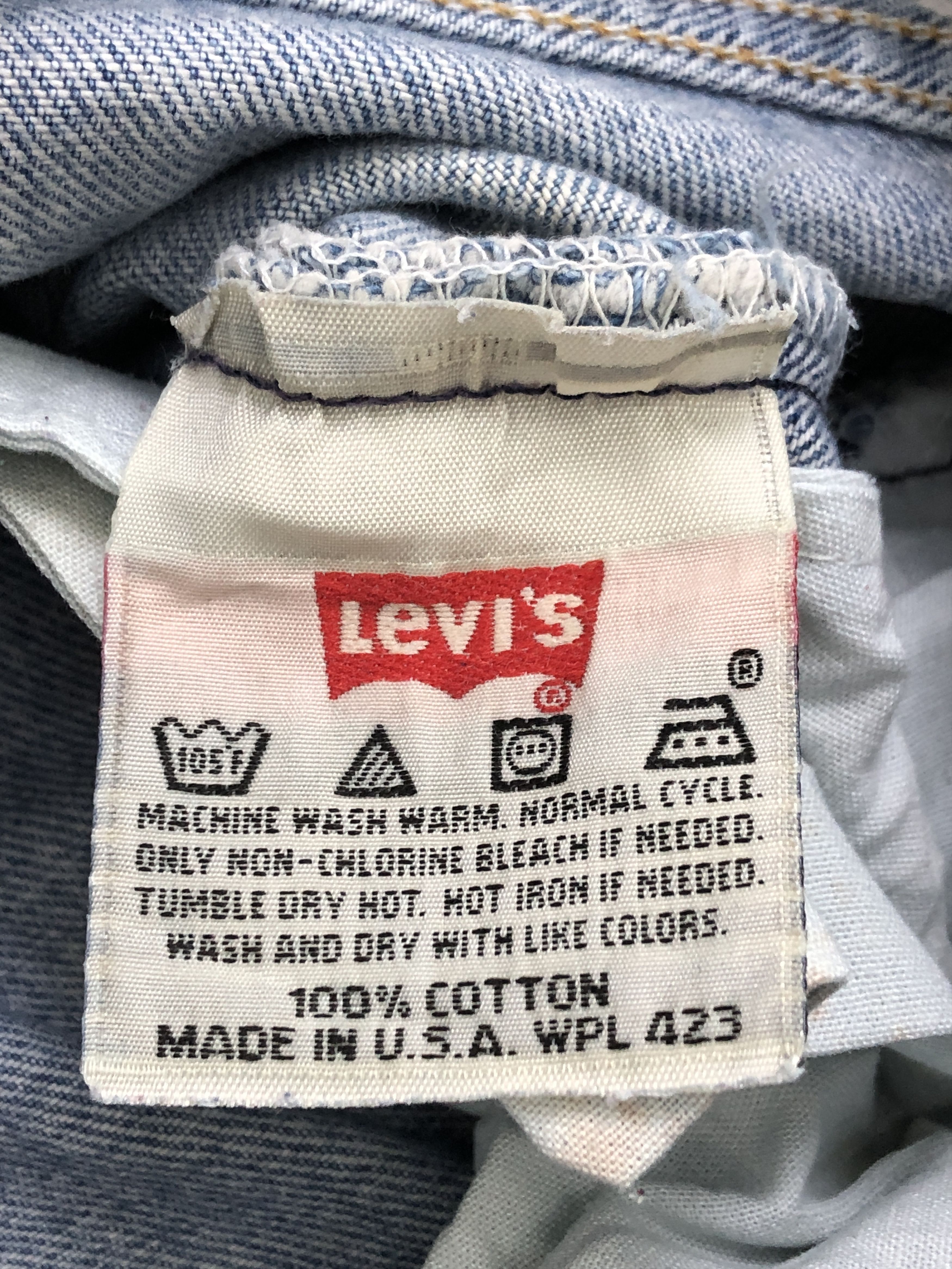Levi's × Vintage Vintage 90s Levi's 501 Light Washed Jeans Size US 33 - 7 Thumbnail
