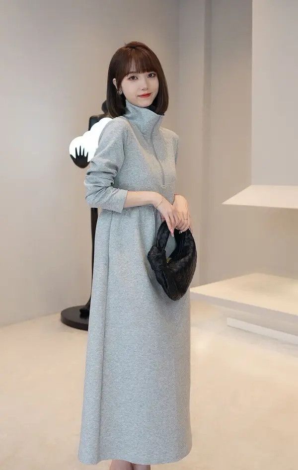 VIBE Japanese Brand Sleeve Casual Solid Fashion Tight Thick Size ONE SIZE - 1 Thumbnail