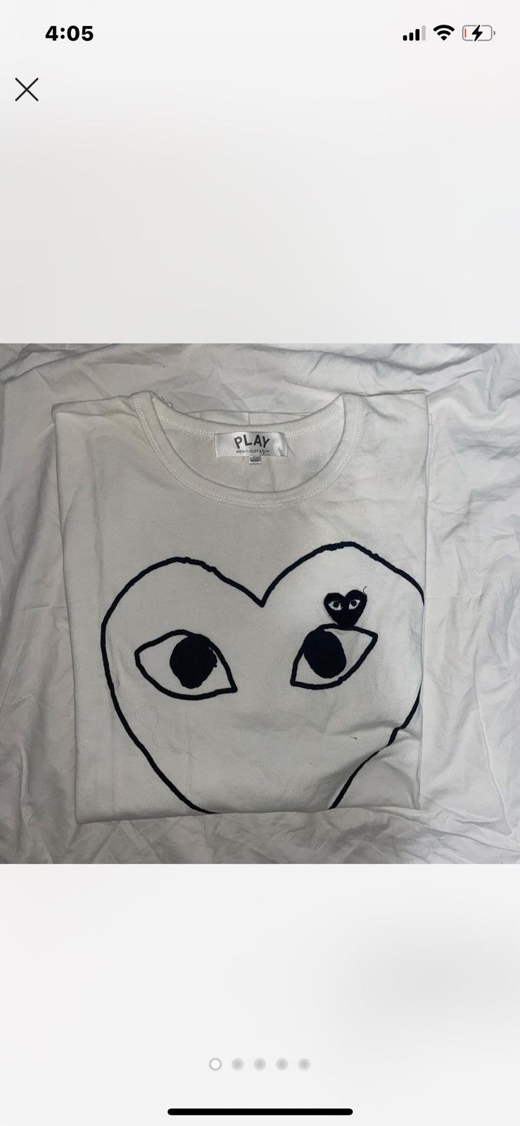 Comme des Garcons × Comme des Garcons PLAY COMME DE GARÇONS PLAY - TSHIRT Size US XL / EU 56 / 4 - 1 Thumbnail