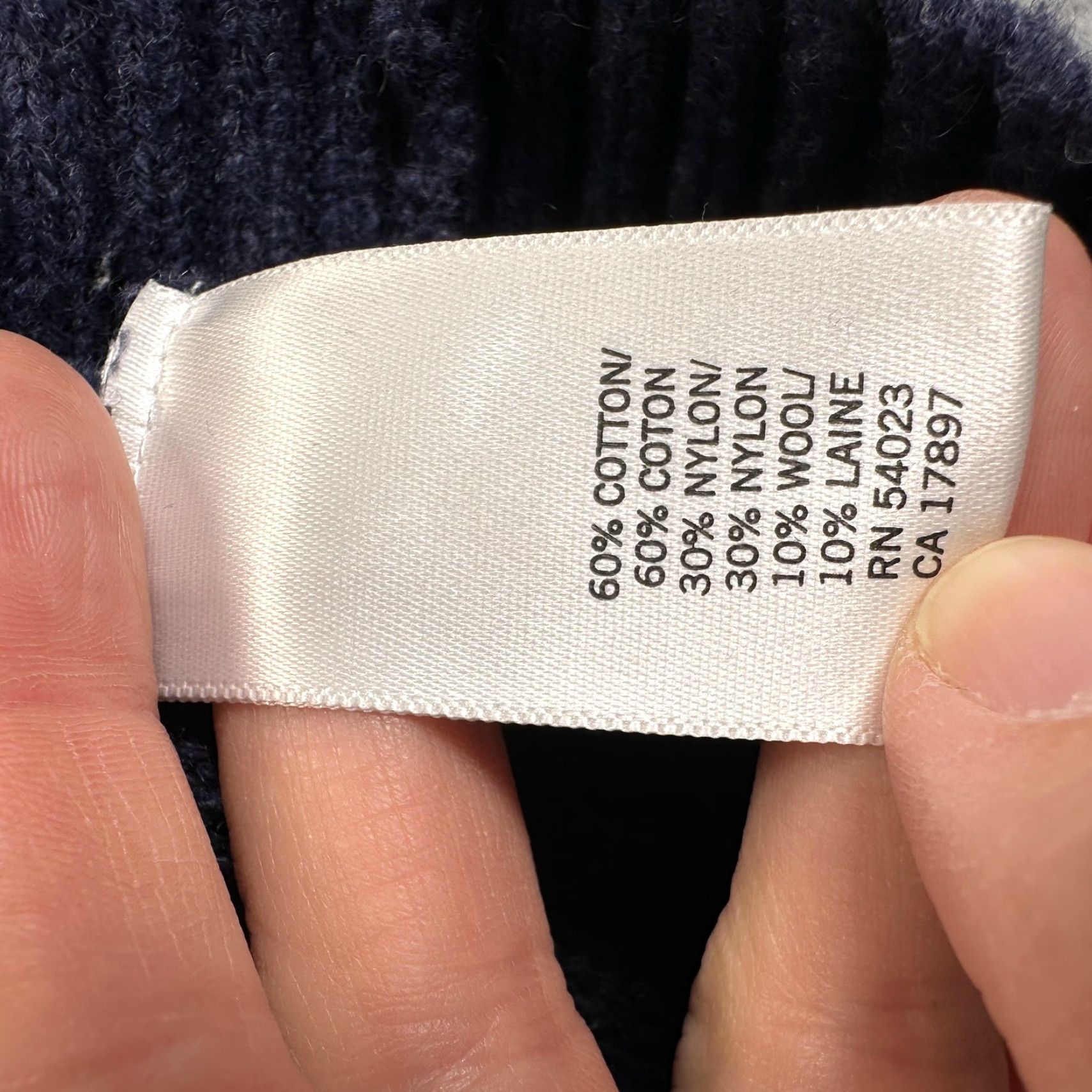 Banana Republic Banana Republic Sweater Mens Large Blue Henley Mock Neck Textured Knit Pullover Size US L / EU 52-54 / 3 - 5 Thumbnail
