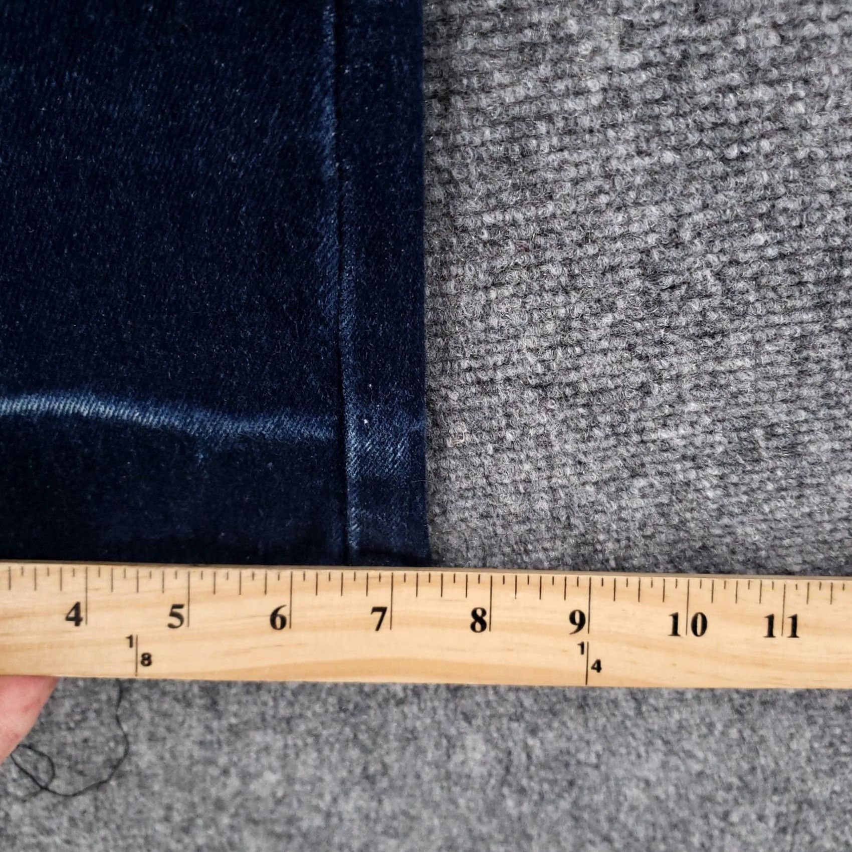 Vintage Bongo Jeans Women 9 Junior Blue Retro Slim Rinse Straight Hi Rise Dark Wash Size 30" / US 8 / IT 44 - 5 Thumbnail
