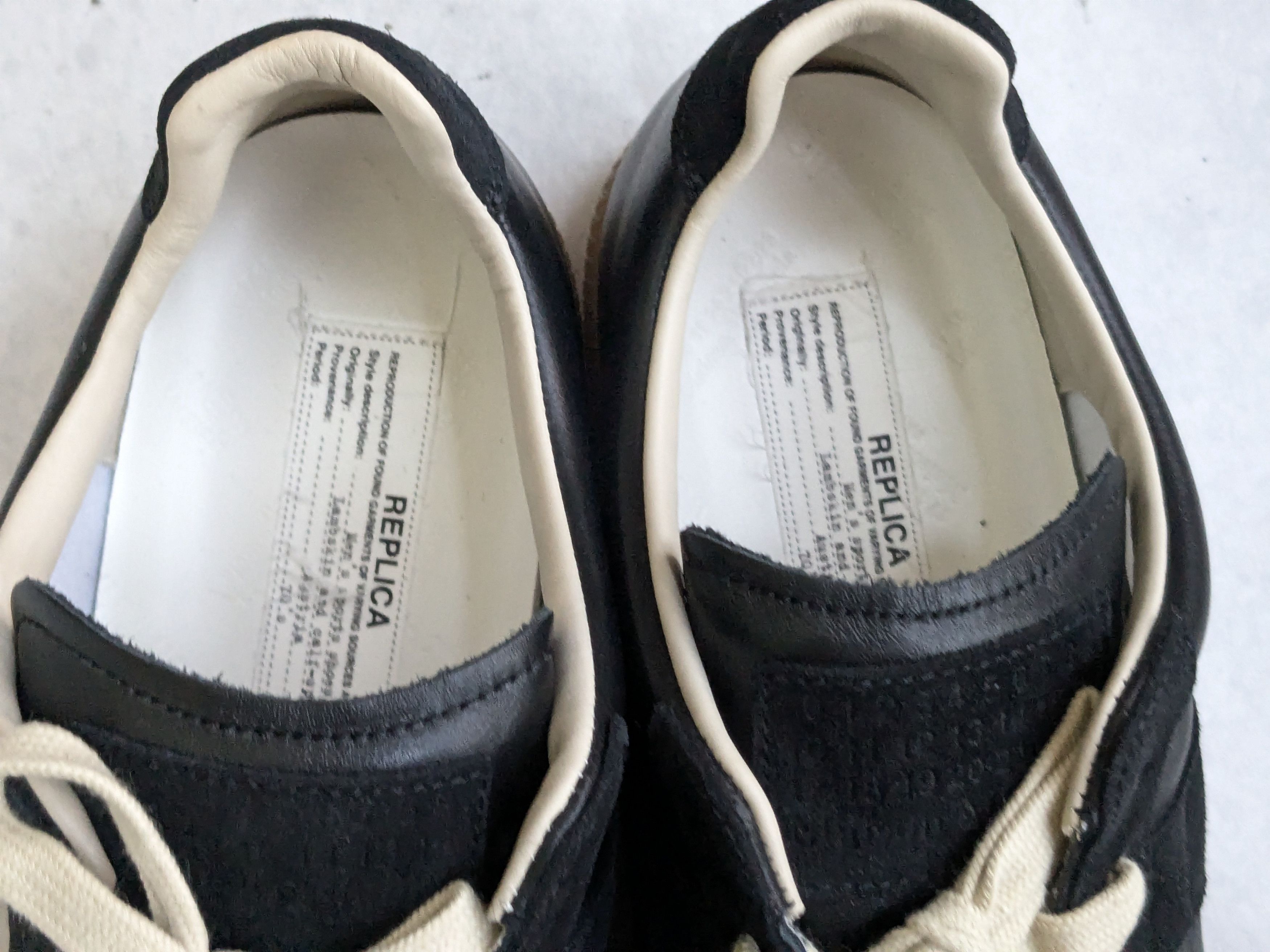 Maison Margiela Maison Margiela Replica GAT Black 11 44 Low Tops Gum Size US 11 / EU 44 - 5 Thumbnail