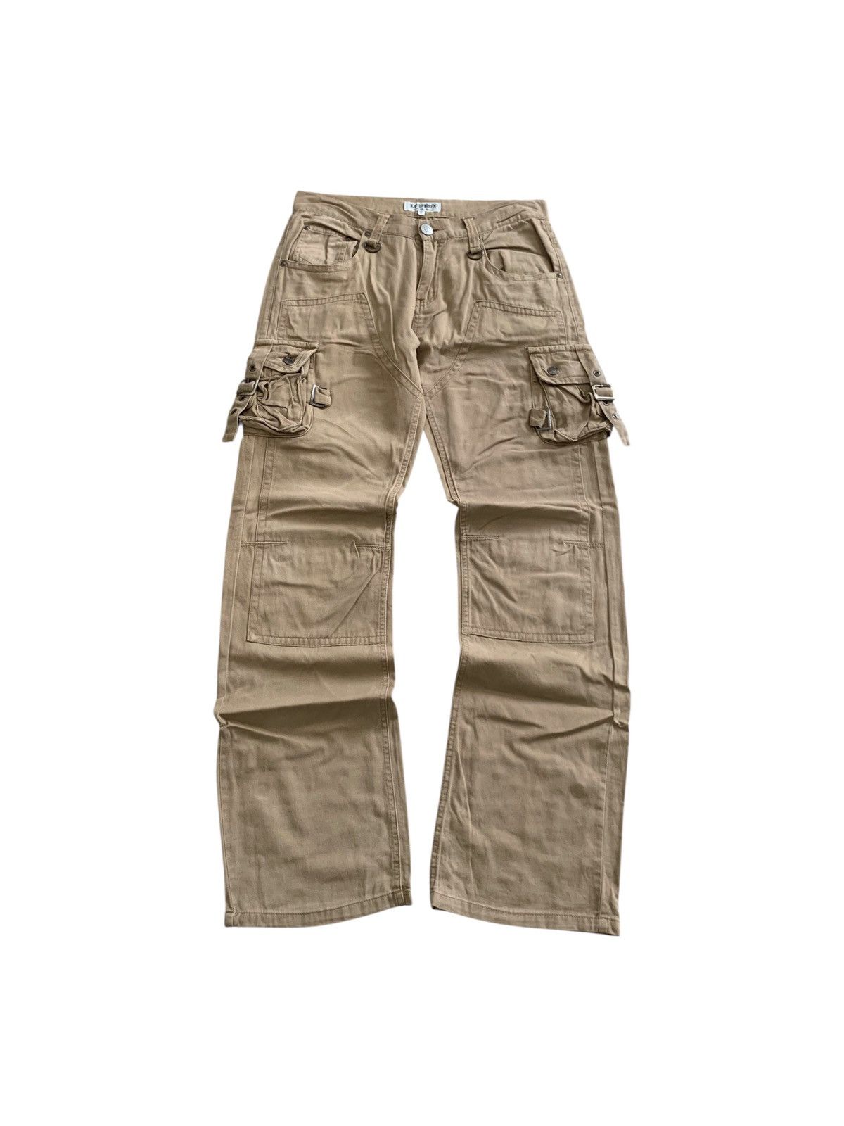 Japanese Brand Lowbox Japan Double Knee 3D Cargo Pants Size US 30 / EU 46 - 1 Thumbnail