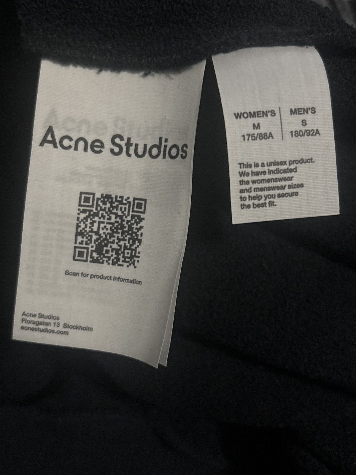 Acne Studios Acne Studios Back-Printed Hoodie Size US S / EU 44-46 / 1 - 5 Thumbnail