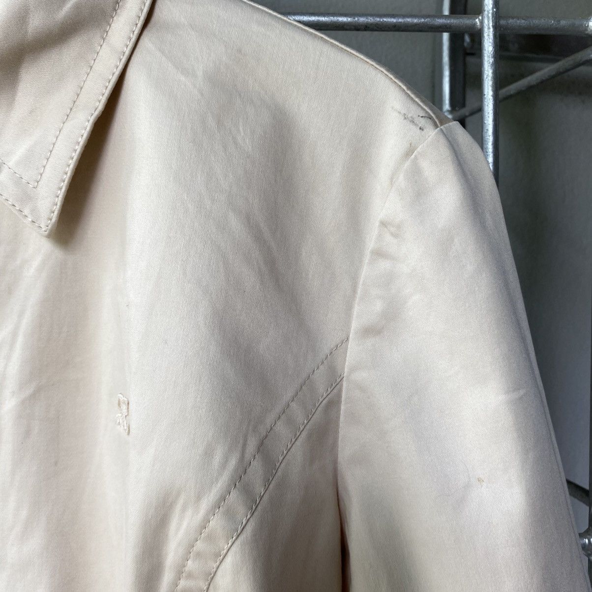 Courreges Courreges Gold Collared Fitted Shirt Size L / US 10 / IT 46 - 9 Thumbnail