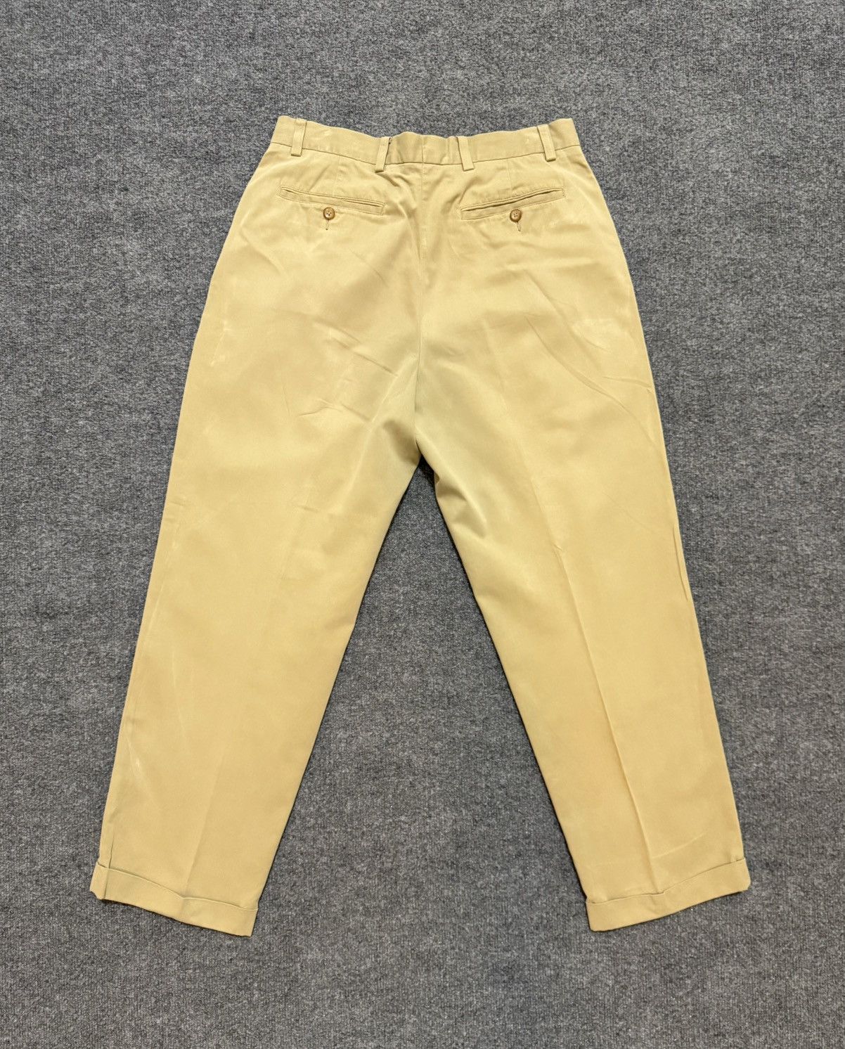 Nordstrom Vintage Nordstrom Pleated Chinos Khaki Tencel Blend 34x30 Size US 34 / EU 50 - 7 Thumbnail