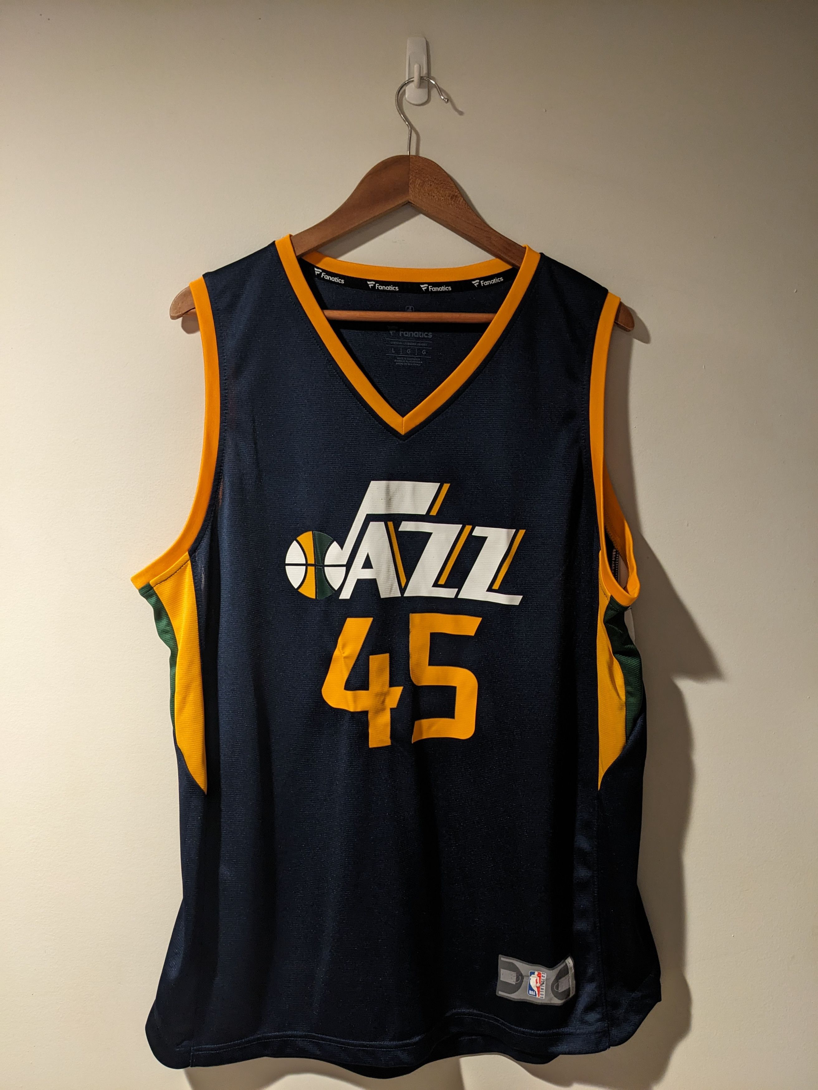 NBA Utah Jazz Donovan Mitchell NBA Blue Large Basketball Jersey Size US L / EU 52-54 / 3 - 1 Thumbnail