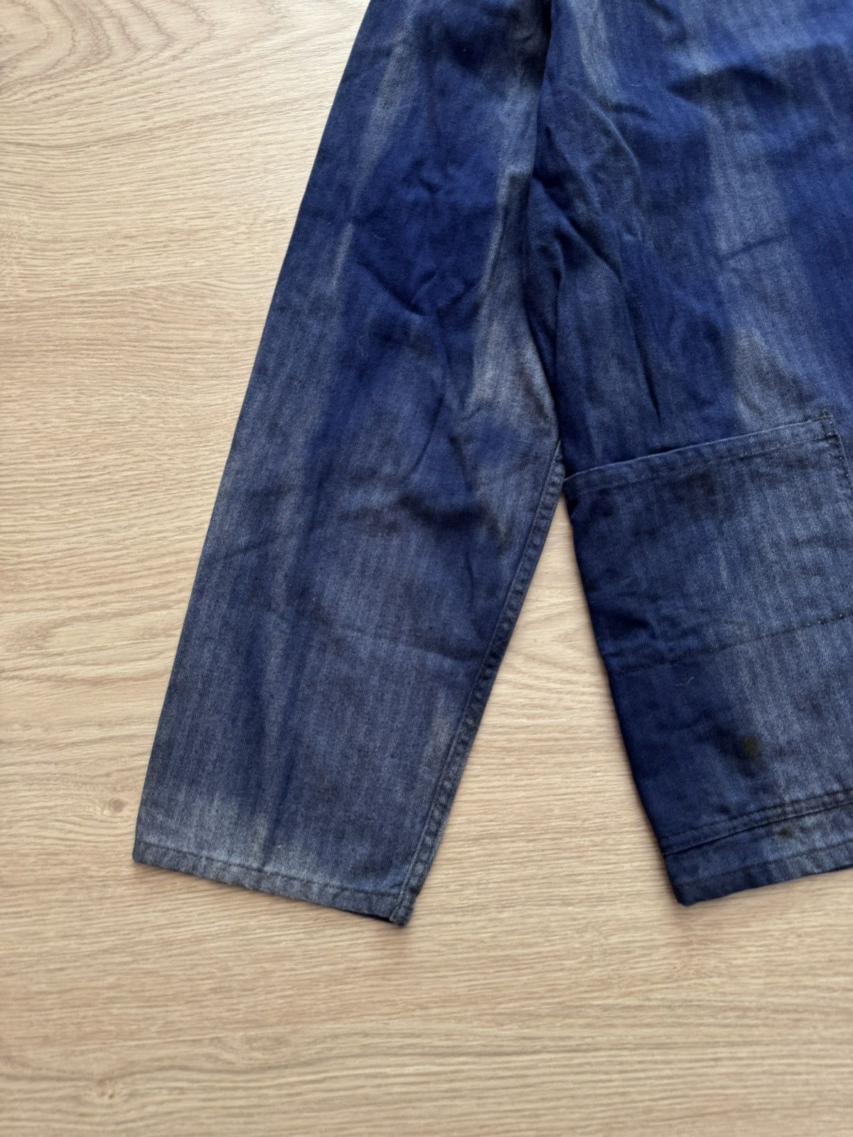 Le Laboureur Vintage Sunfaded Worker Le Laboureur Chore Trashed Jacket Size US L / EU 52-54 / 3 - 4 Thumbnail