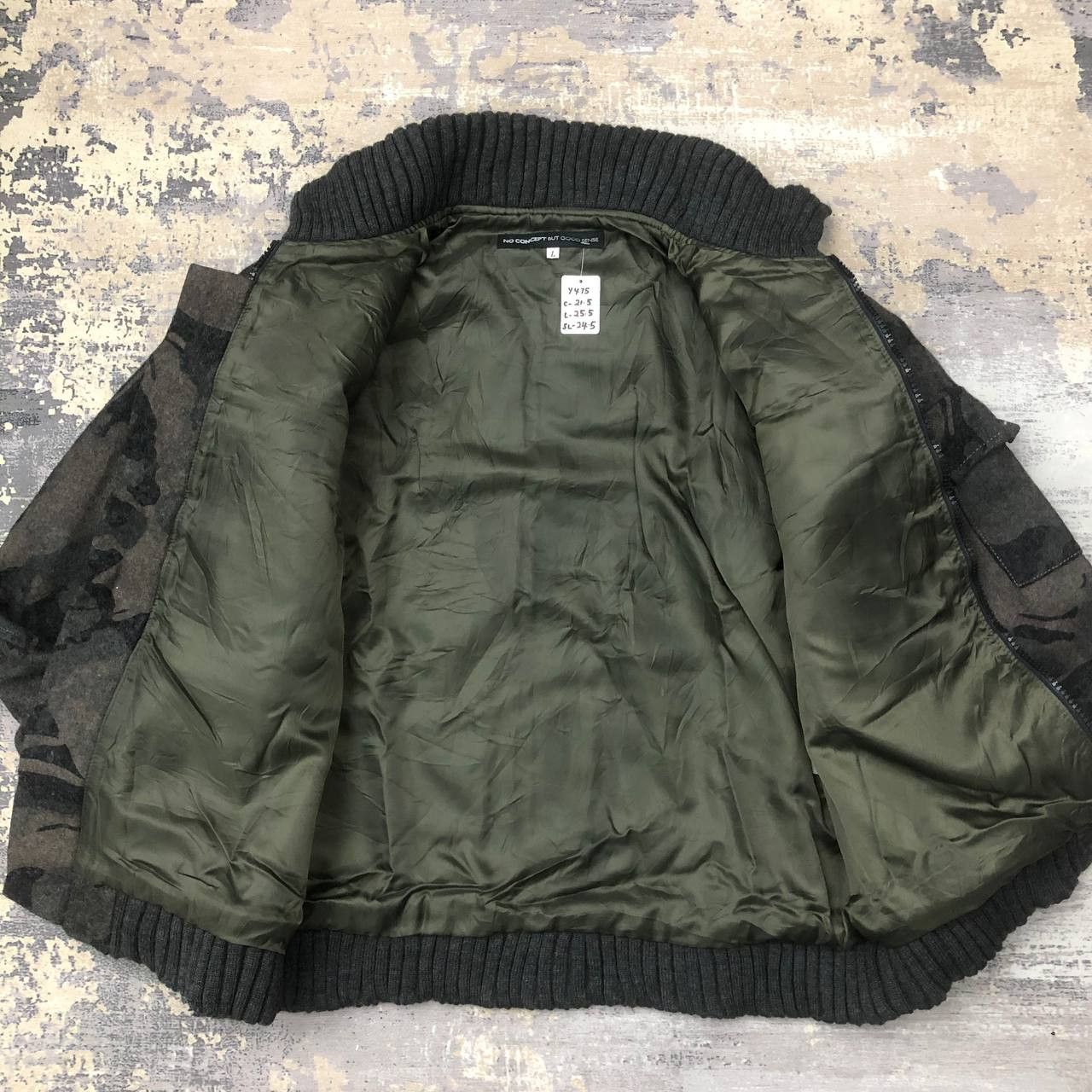 Japanese Brand Y475 NO CONCEPT BUT GOOD SENSE WOOL CAMO JACKET Size US M / EU 48-50 / 2 - 3 Thumbnail
