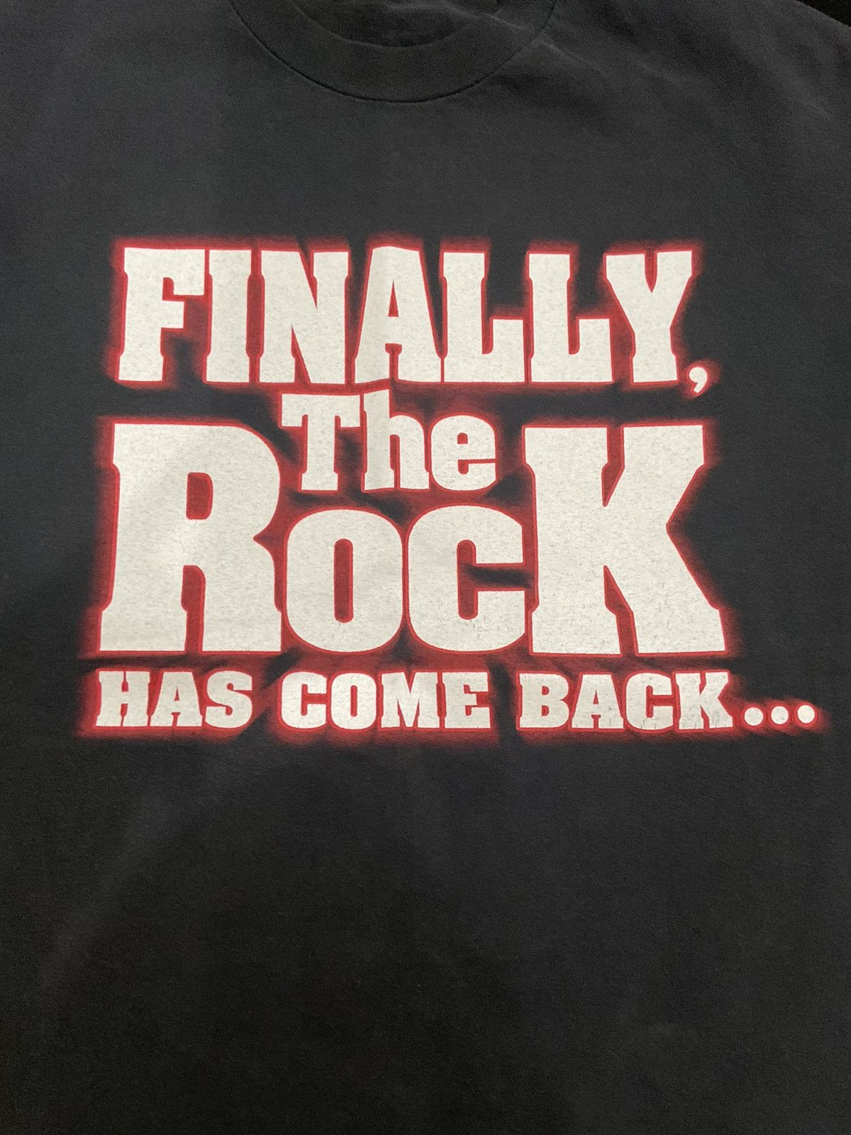 Vintage Vintage wwf wwe the rock Dwayne Johnson shirt 2001 large Size US L / EU 52-54 / 3 - 2 Thumbnail