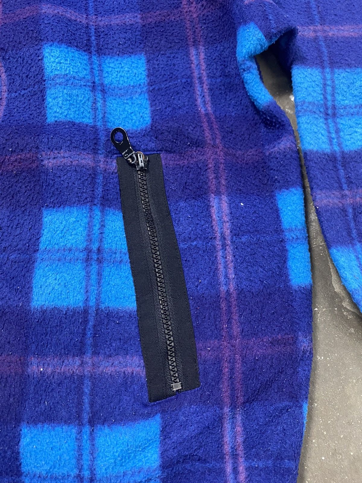 Other A10 Rare - Powerful Wing Plaid Zipper Fleece Size US L / EU 52-54 / 3 - 8 Thumbnail