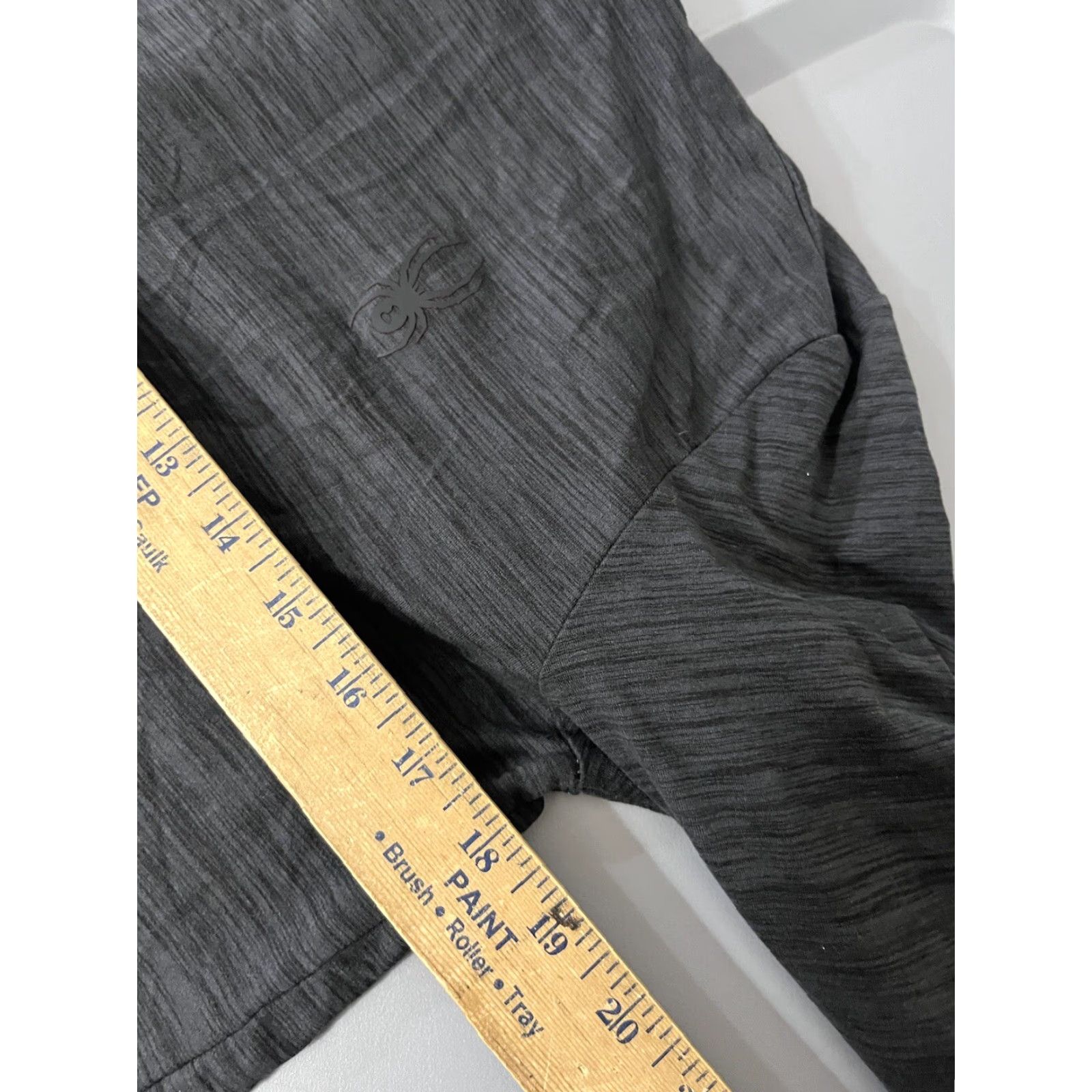 Spyder Spyder Mens Small Shirt Hooded ProWeb Heather Gray Lightweight Hooded Activewear Pullover Hooded Quick Dry Stretch Gray Regular Size S Mens Size US S / EU 44-46 / 1 - 6 Thumbnail