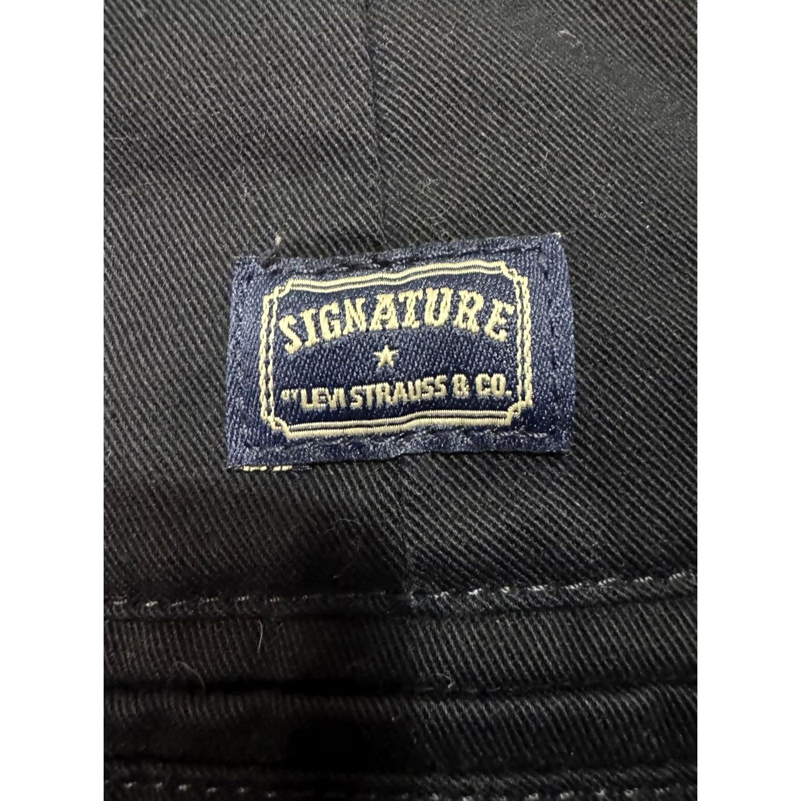 Levi's Levi's Signature Men's Black Casual Pants W38 L30 - 100% Cotton, Regular Fit, Button Closure, Straight Leg, Belt Loops, Casual/Business Casual Size US 38 / EU 54 - 2 Thumbnail
