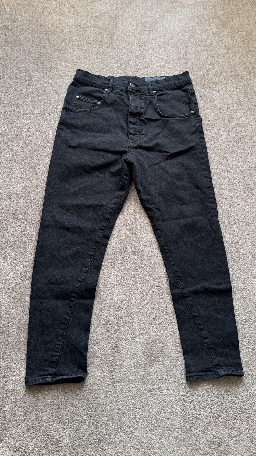 Allsaints Y2K Faded Hip Hop Punk Jeans LGB hedi slimane dior