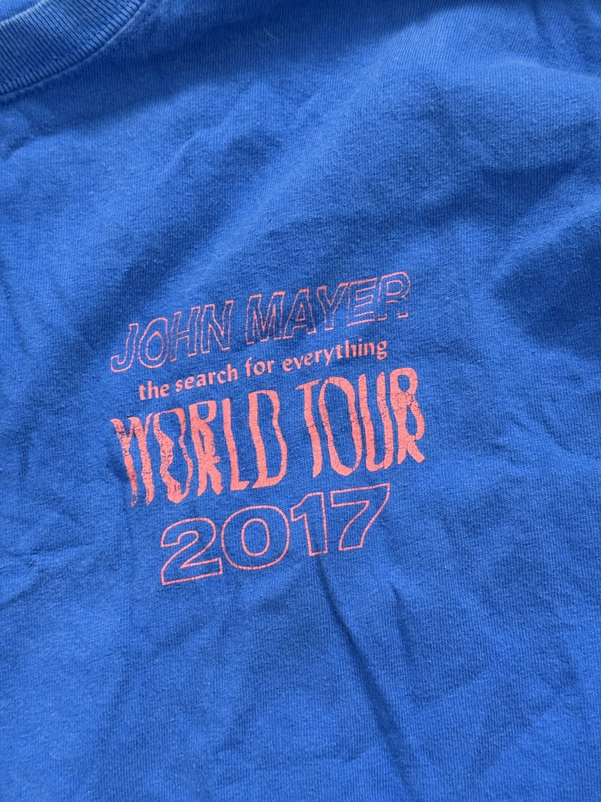 John Mayer John Mayer 2017 Tour Tee Size US L / EU 52-54 / 3 - 2 Thumbnail