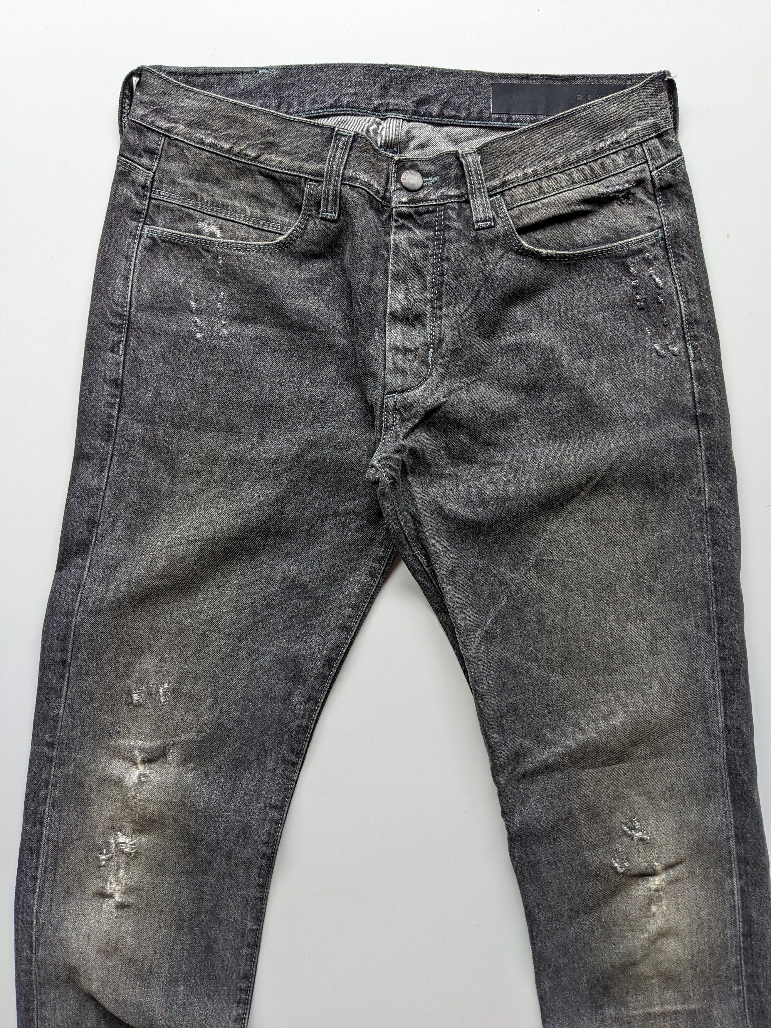 If Six Was Nine × Japanese Brand × Le Grande Bleu (L.G.B.) Ring slim fit superblack jeans Size US 31 - 5 Thumbnail