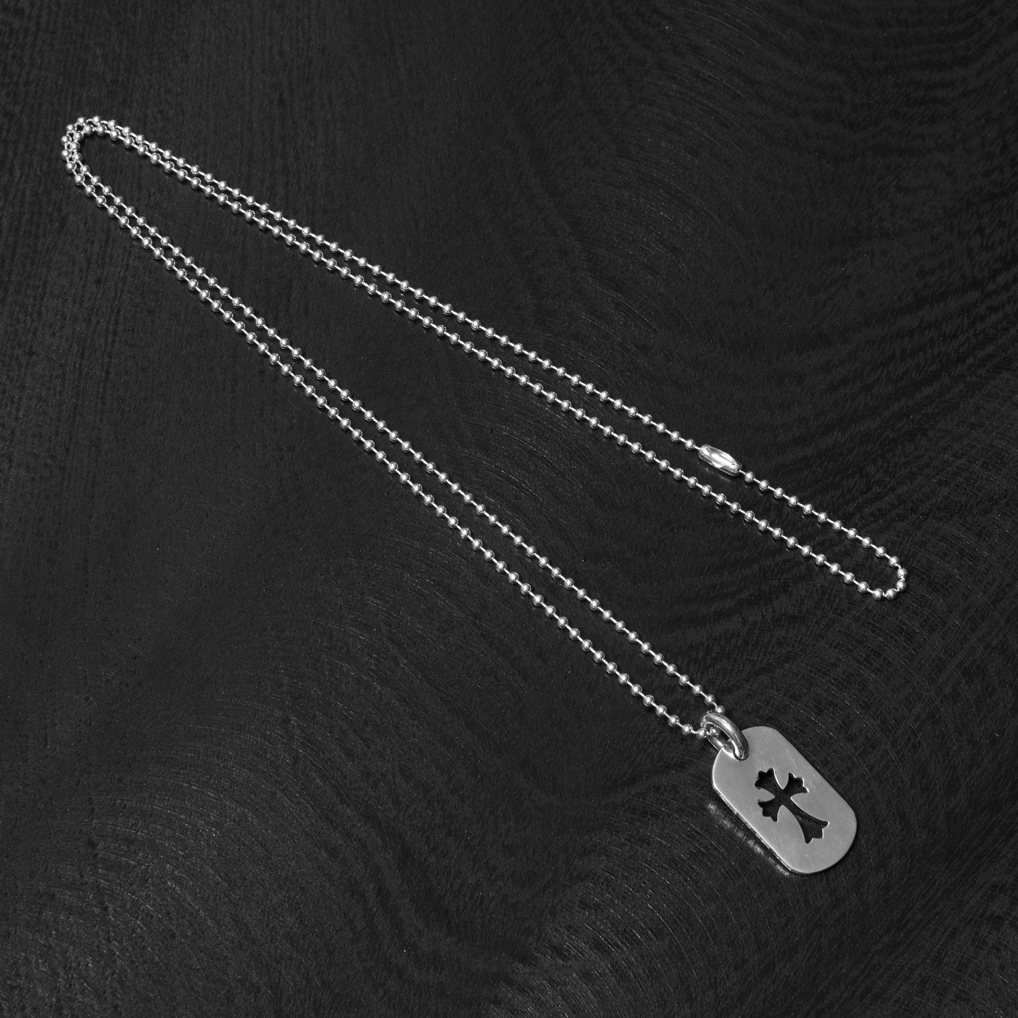 Chrome Hearts CHROME HEARTS Dog SML Coss Silver Necklace Size ONE SIZE - 2 Thumbnail