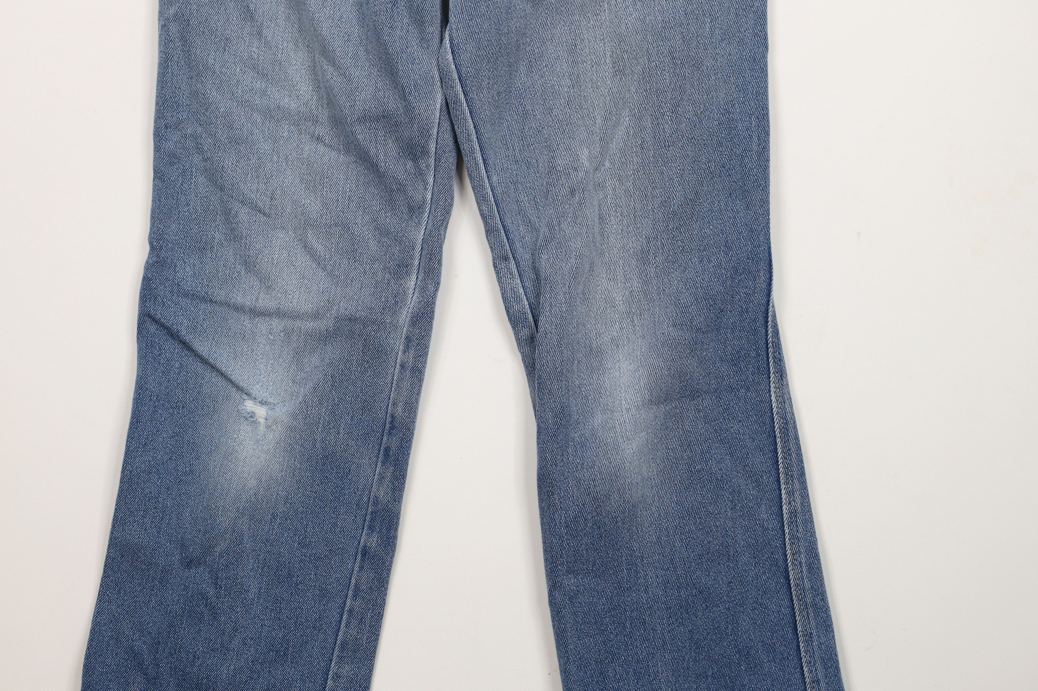 Vintage Vintage 90s Streetwear Babydoll Flared Denim Jeans Blue Size 24" / US 00 / IT 34 - 4 Thumbnail