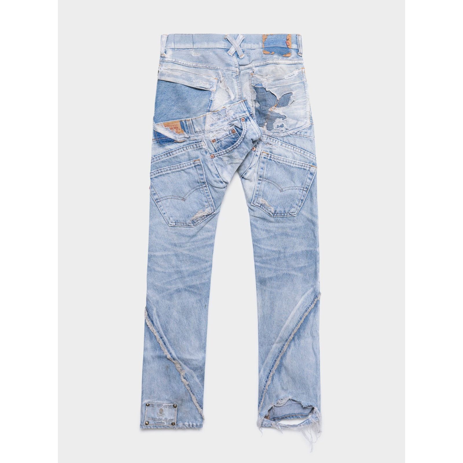 20471120 Paper x Mastermind Reconstructed Jeans Size US 29 - 3 Thumbnail
