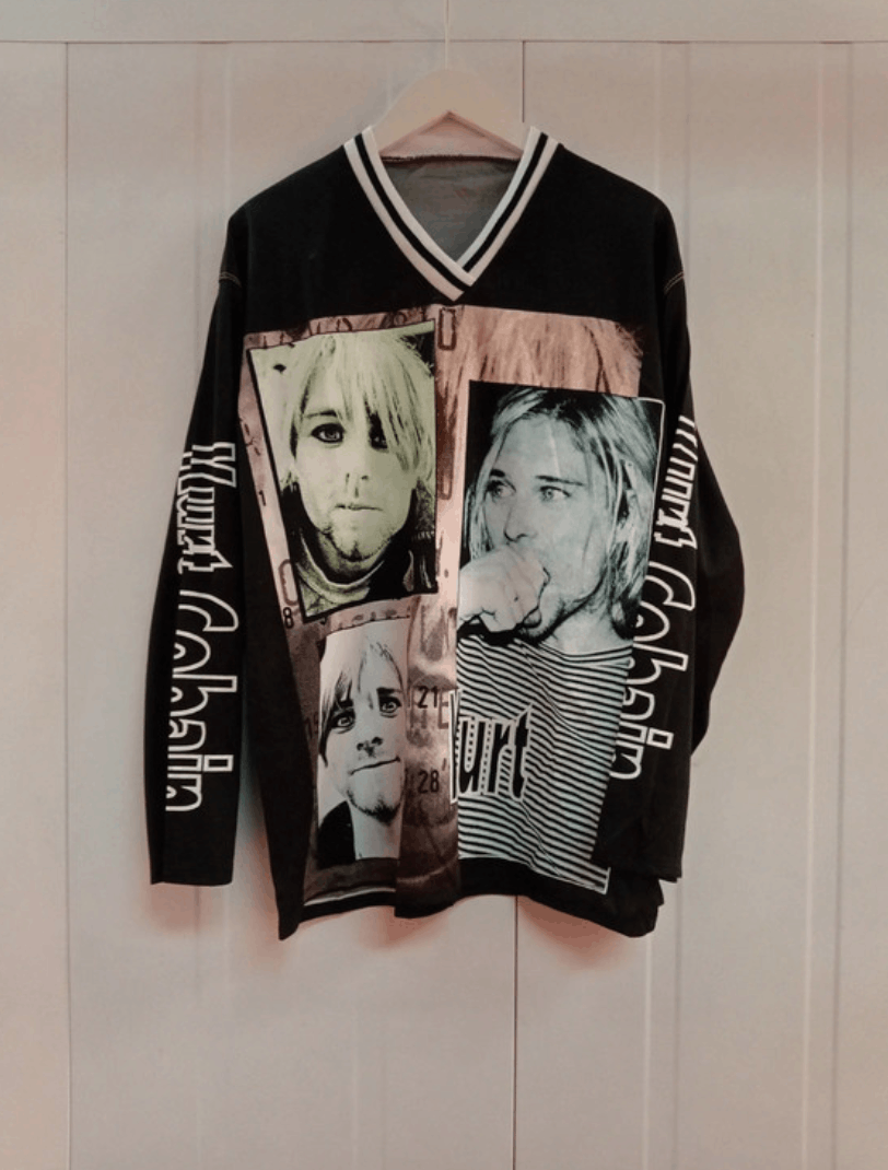 ヘクターNIN/TOO FUCKED UP TO CARE ANYMORE Vintage Vintage Nine Inch Nails too fucked to care LS Tee